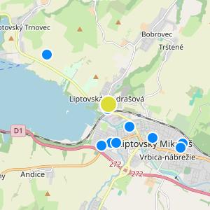 Apartmány Ondrašova - map