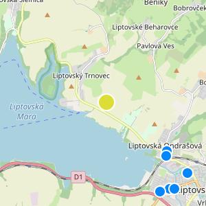 Lake Garden Tatralandia - map