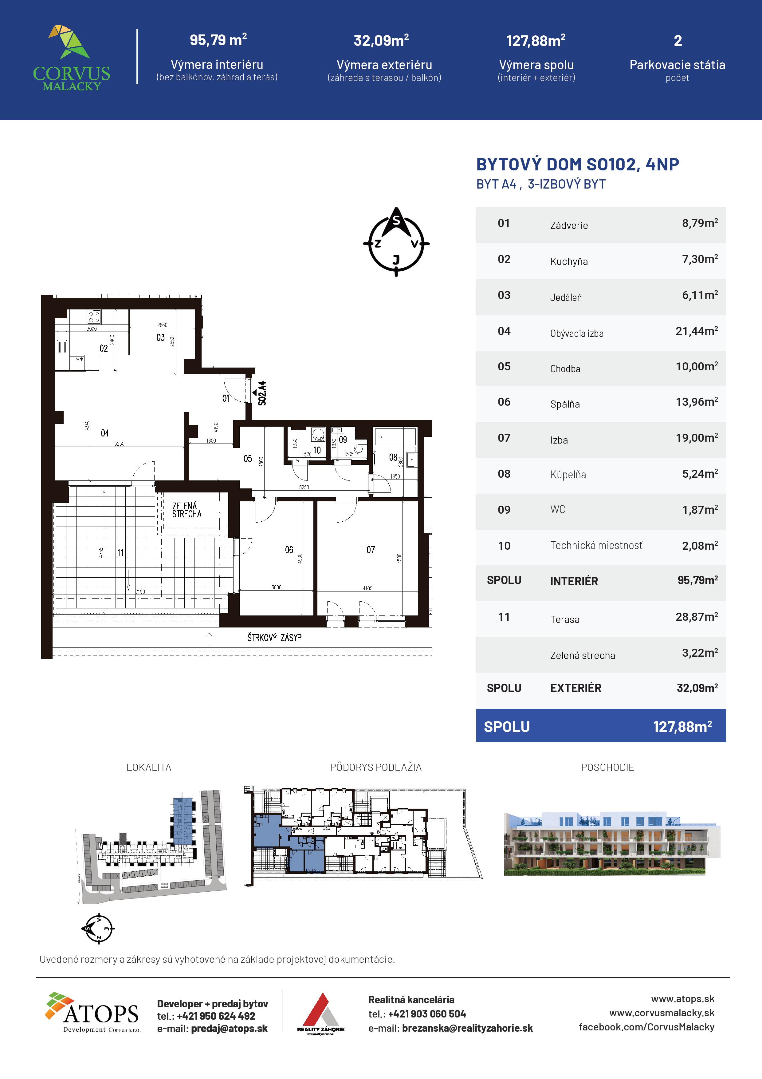Corvus Malacky - SO102 - A4 - Pôdorys