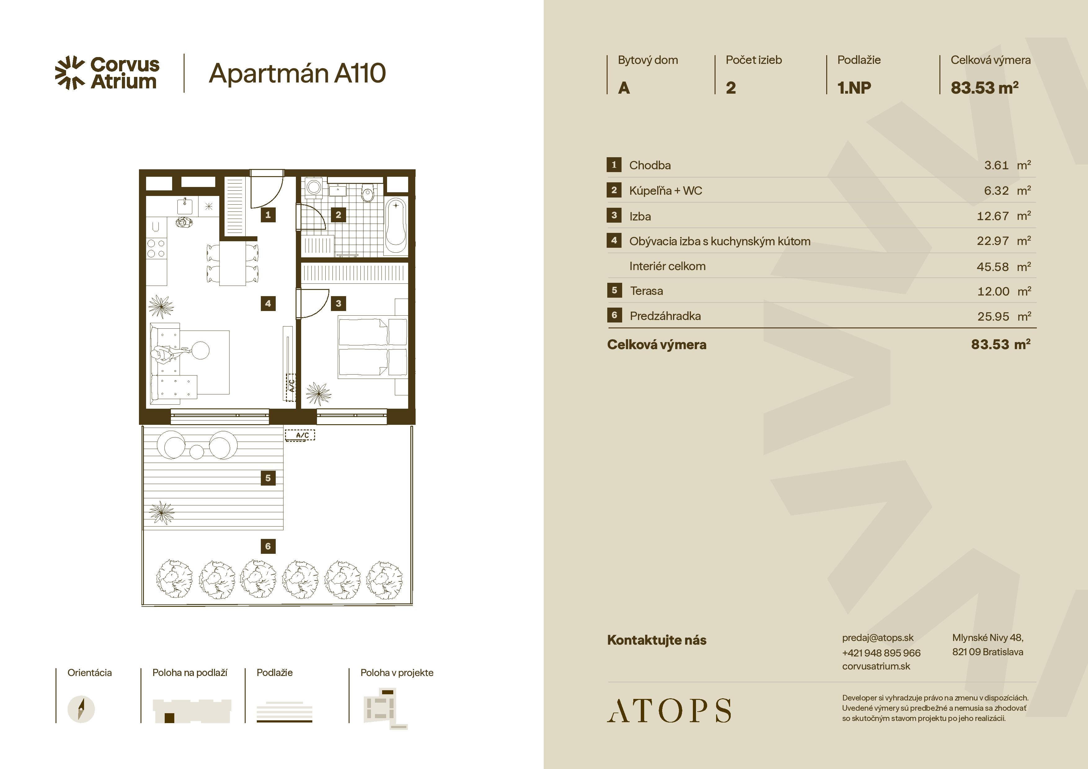 Corvus Malacky - A112 - Pôdorys