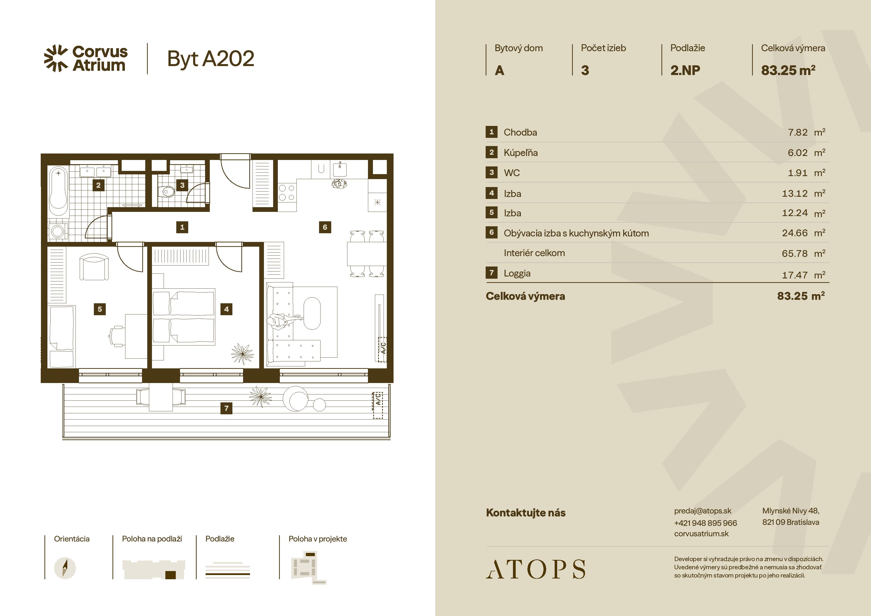 Corvus Malacky - A202 - Pôdorys