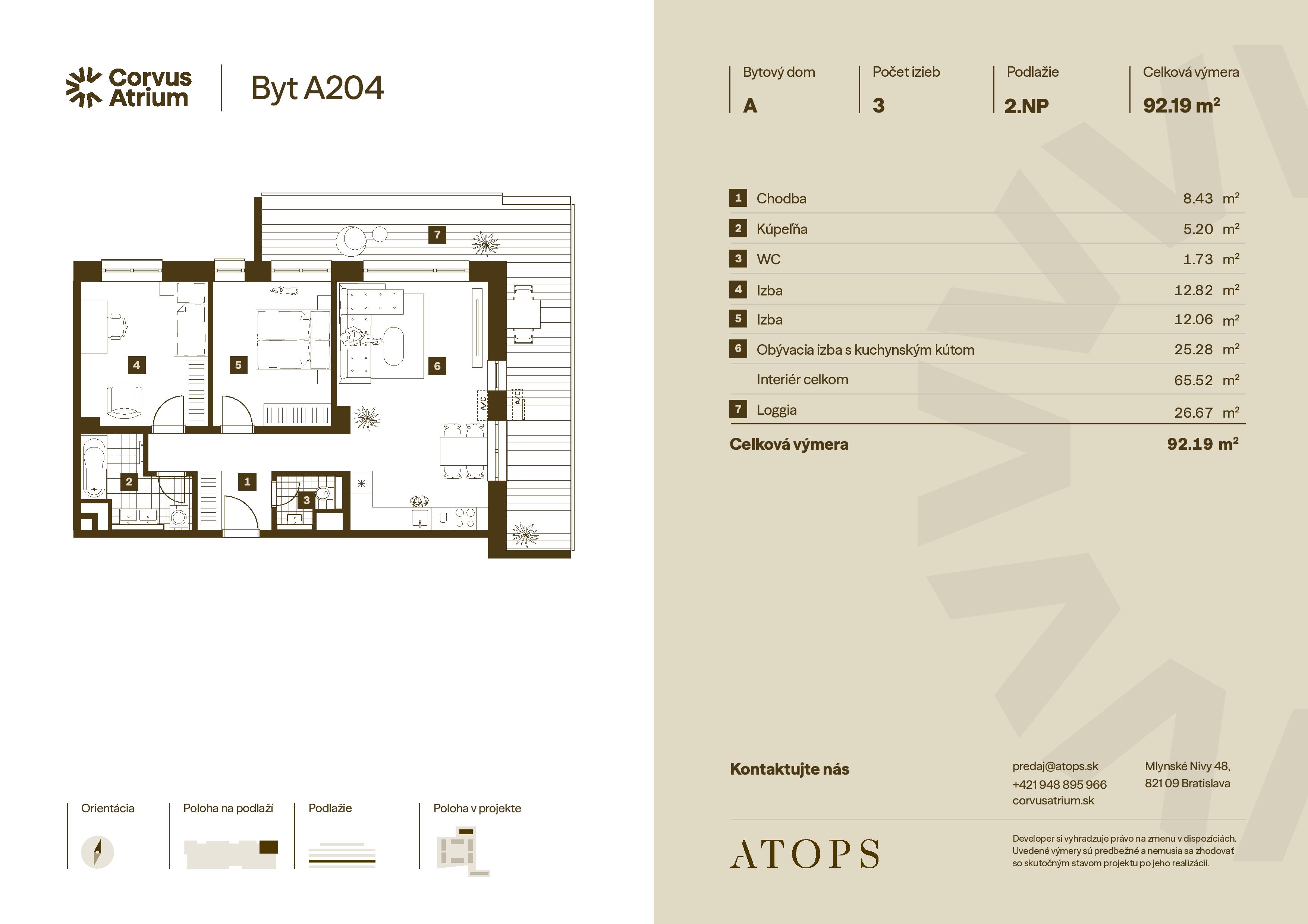Corvus Malacky - A204 - Pôdorys
