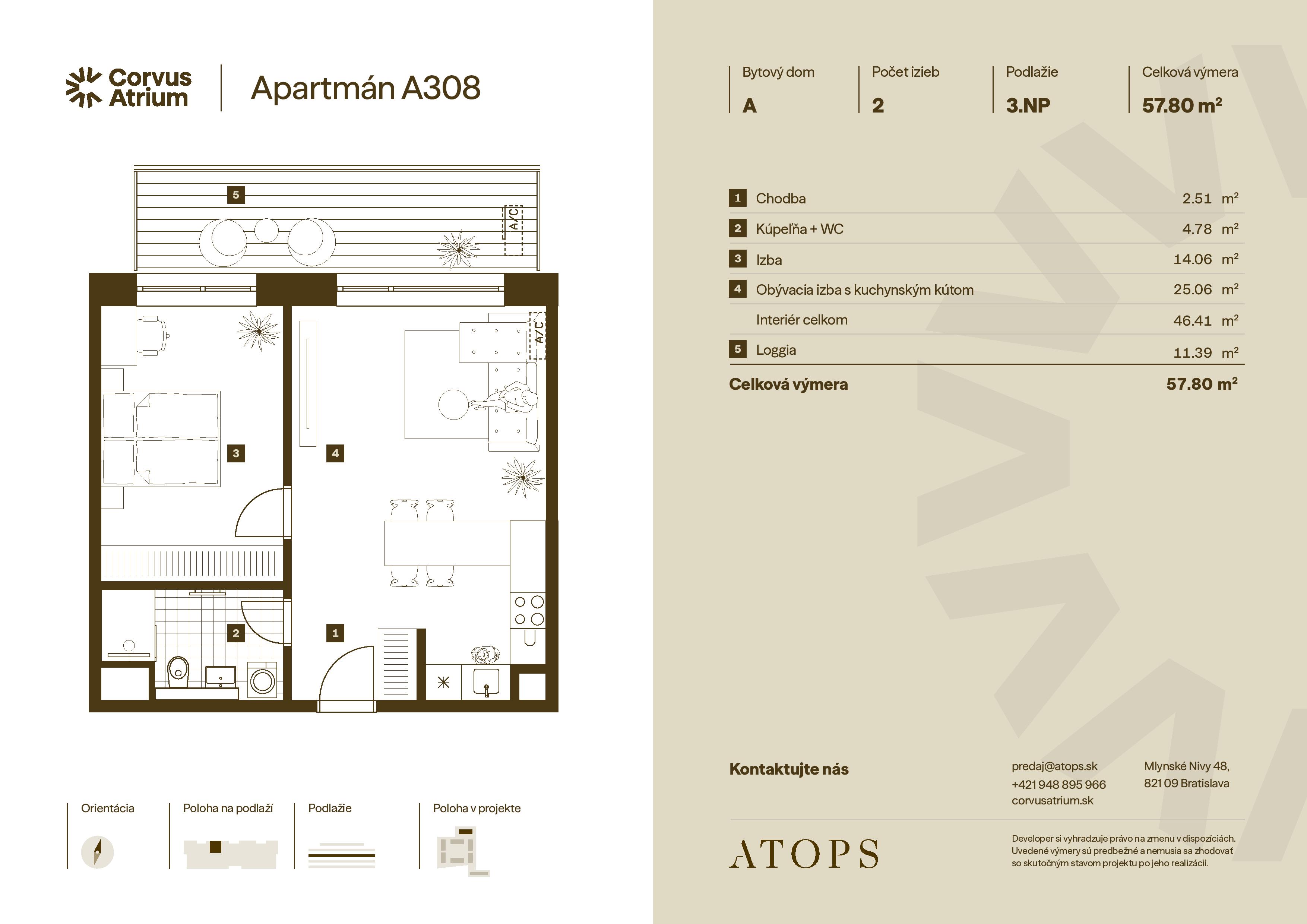 Corvus Malacky - A308 - Pôdorys