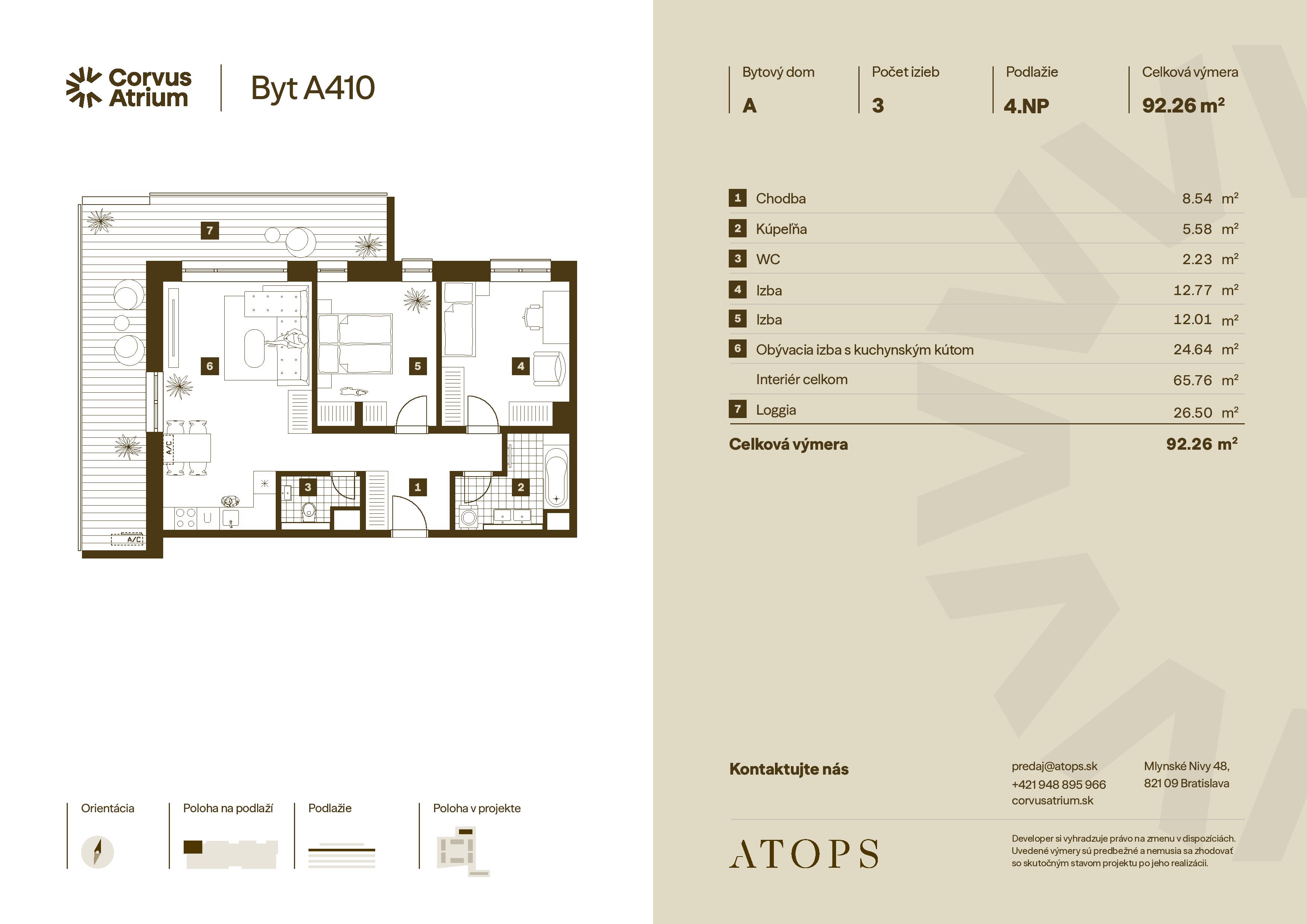 Corvus Malacky - A410 - Pôdorys