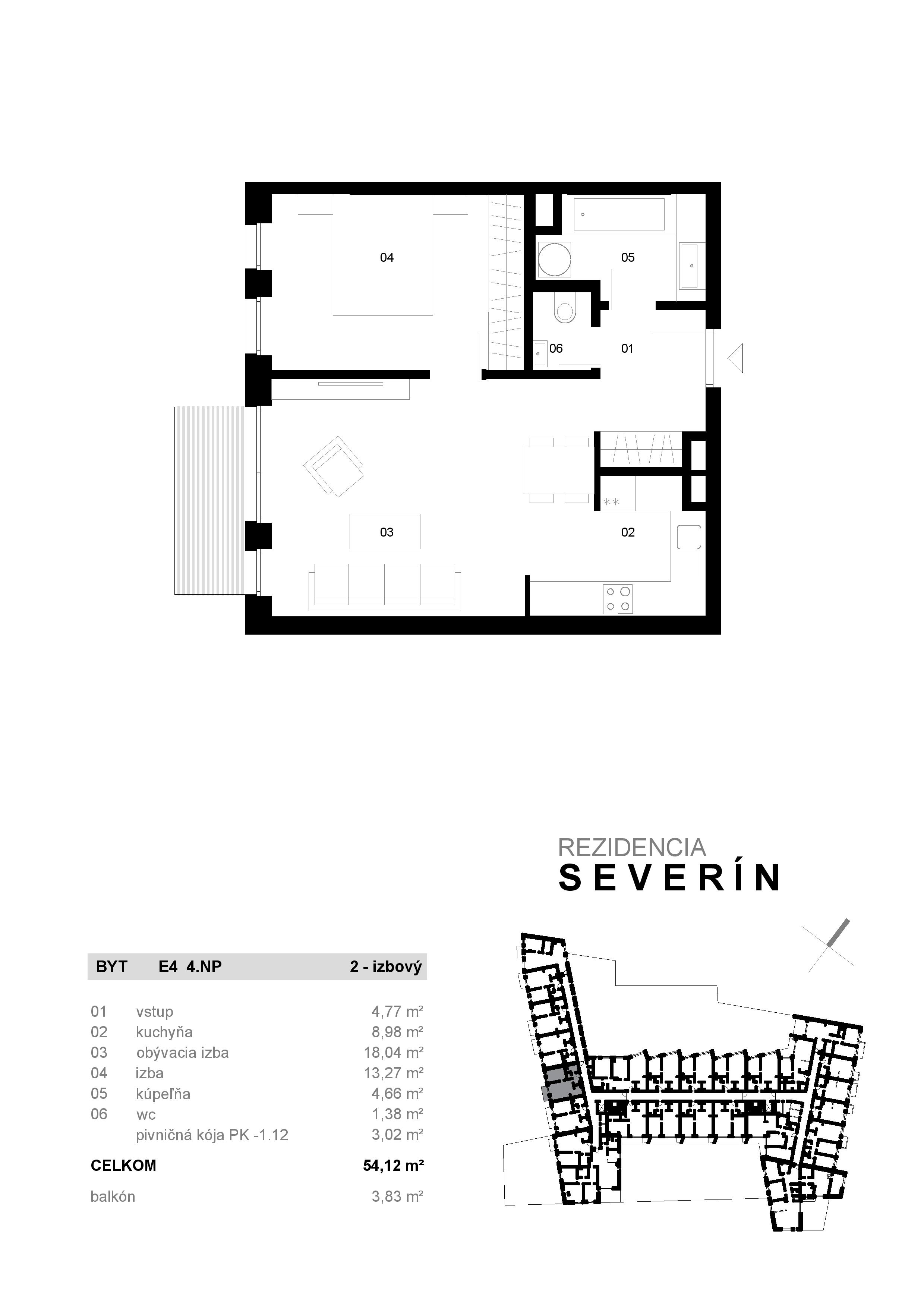 Severin Residence - E4 - Pôdorys