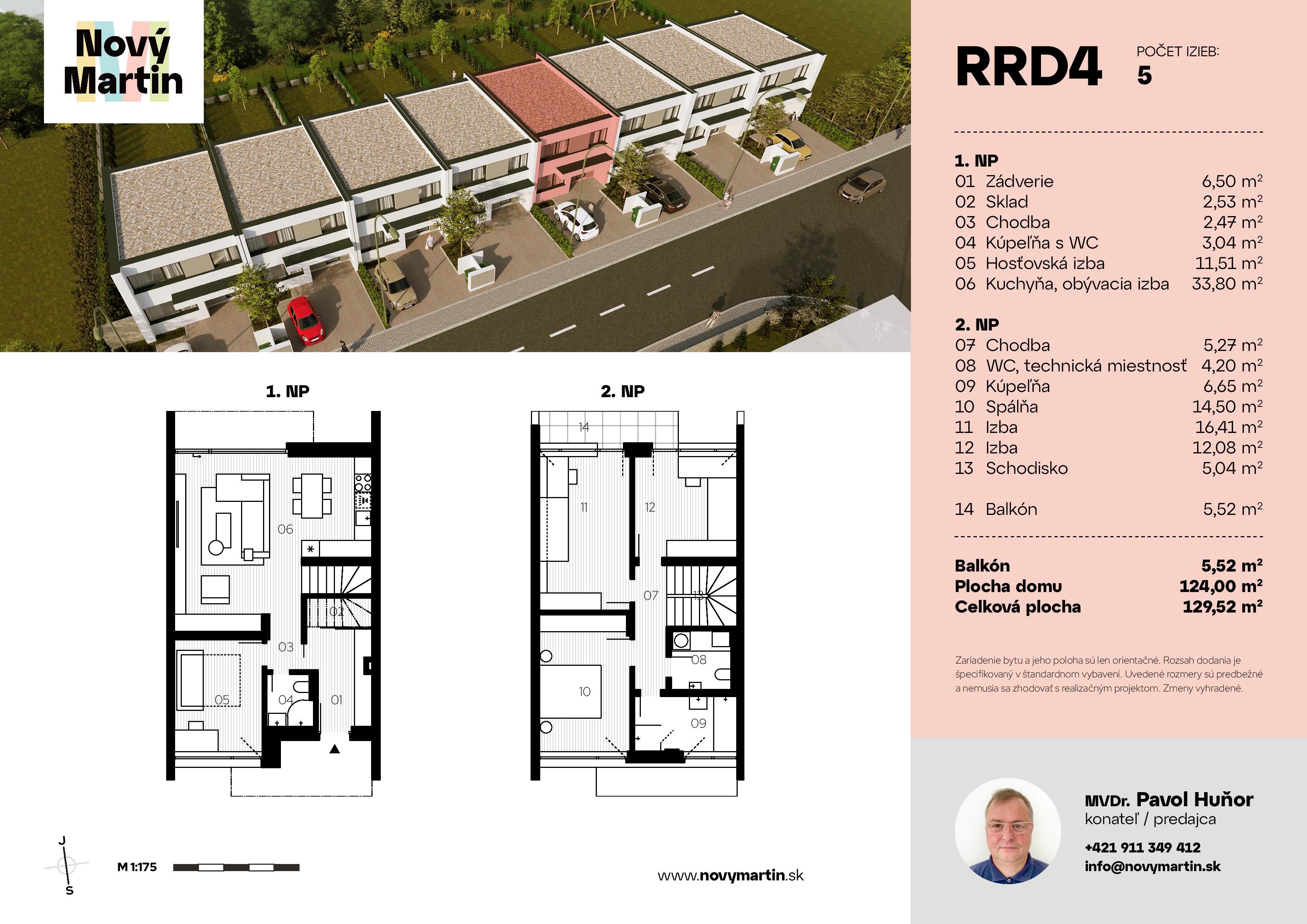 Nový Martin - RRD4 - Pôdorys