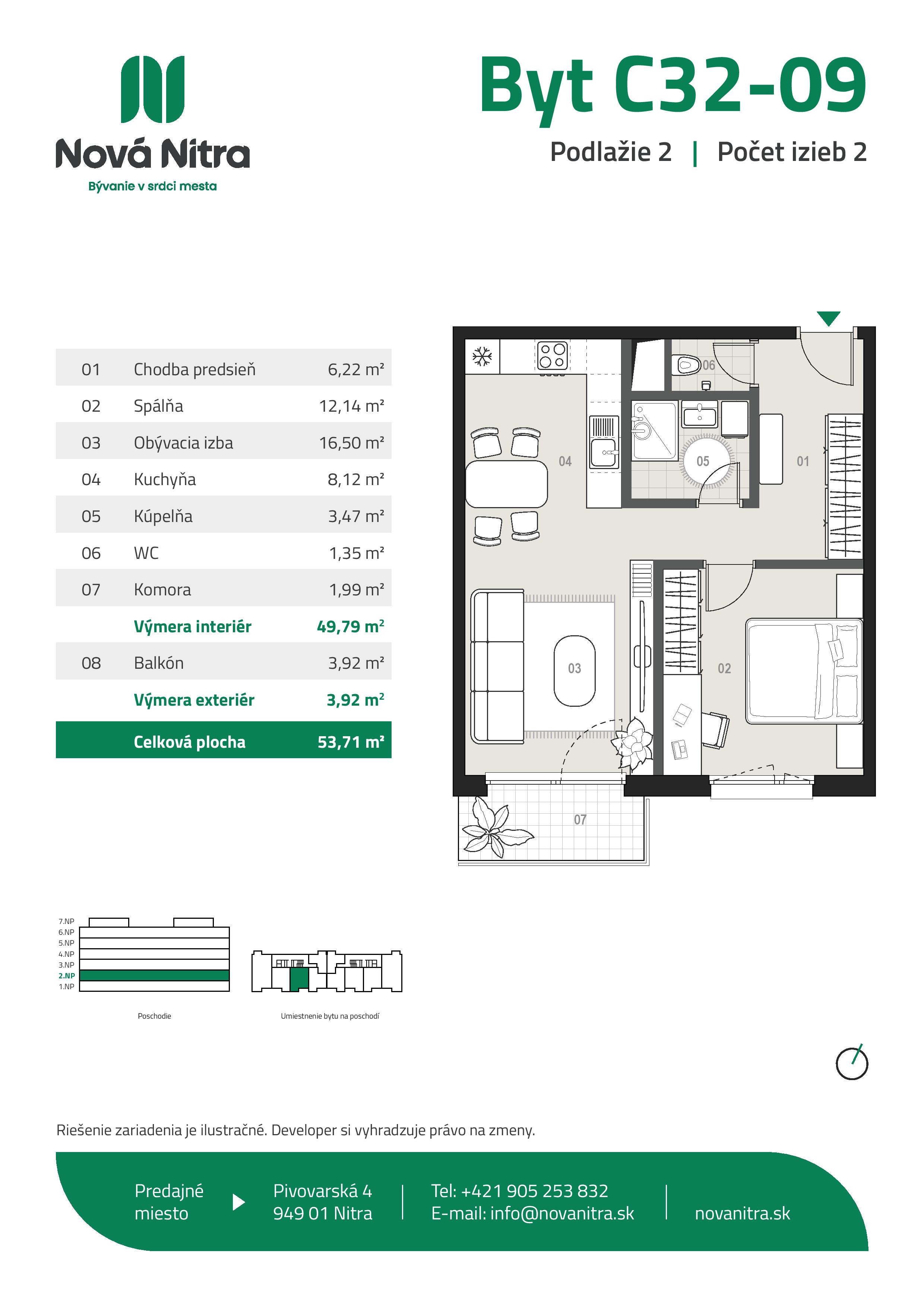 Nová Nitra - C32-09 - Pôdorys
