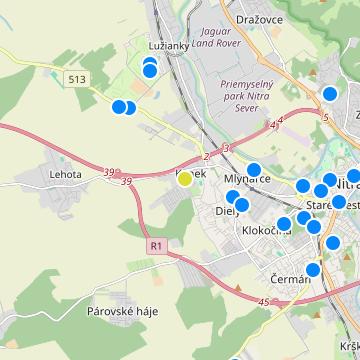 Slnečná pláň - map