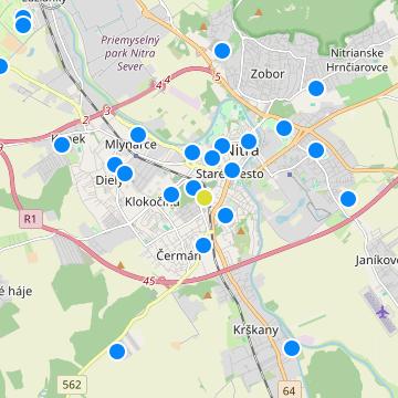 Viladom Borina - map