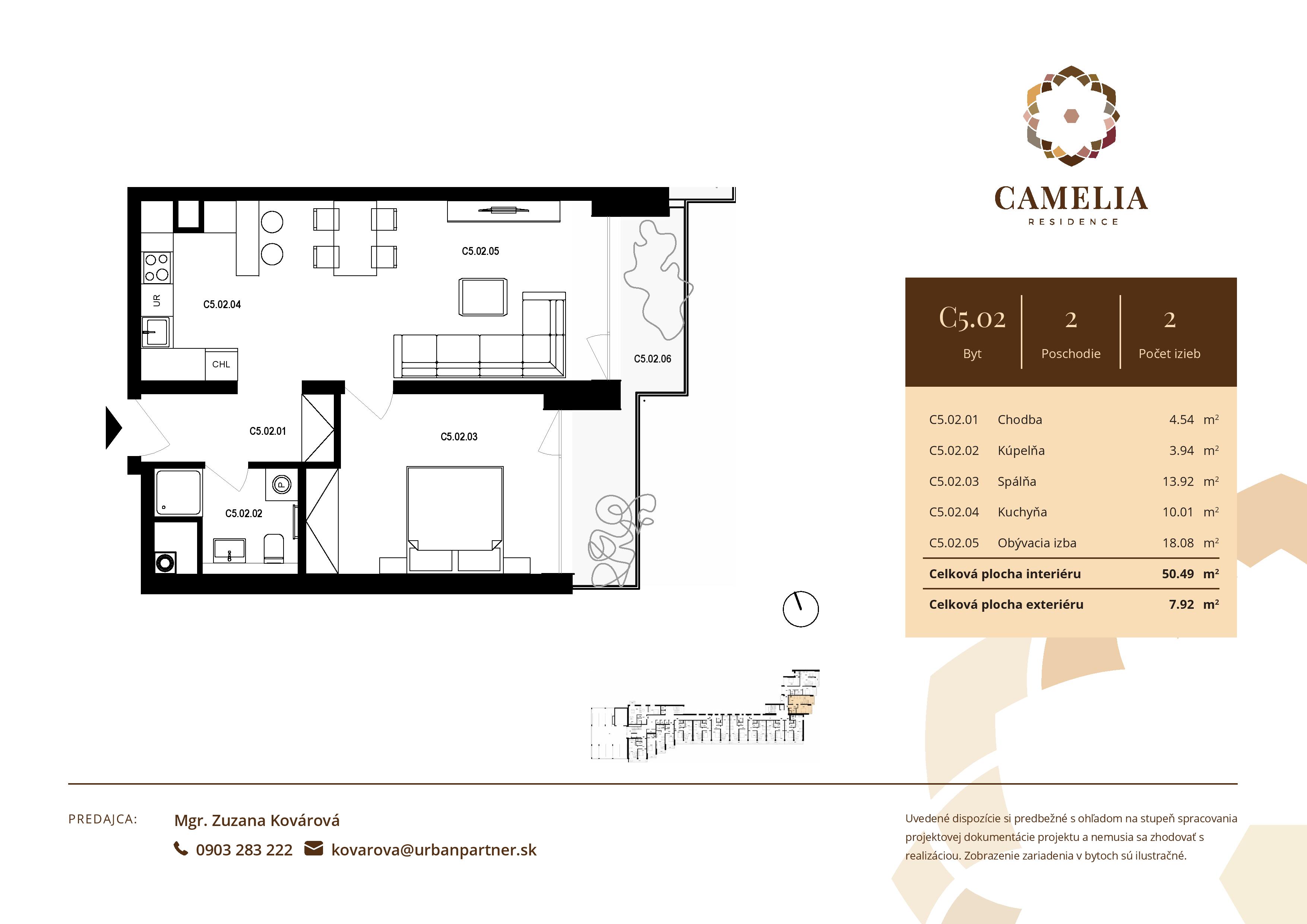 Camelia Residence - C5.02 - Pôdorys