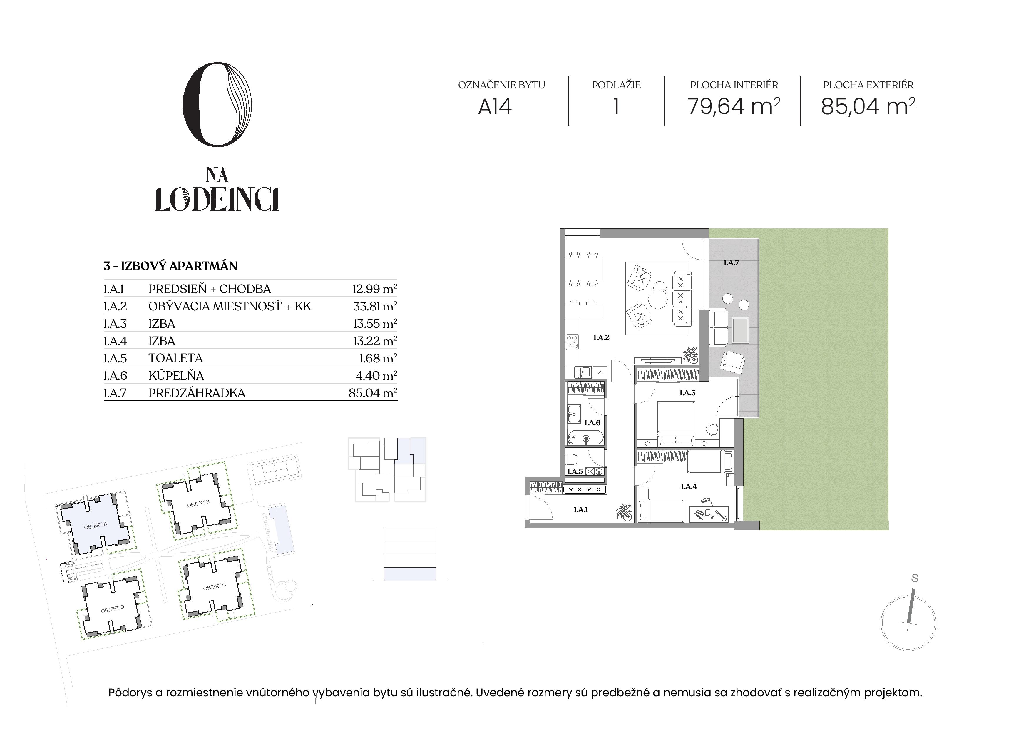 Na Lodenici - A14 - Pôdorys