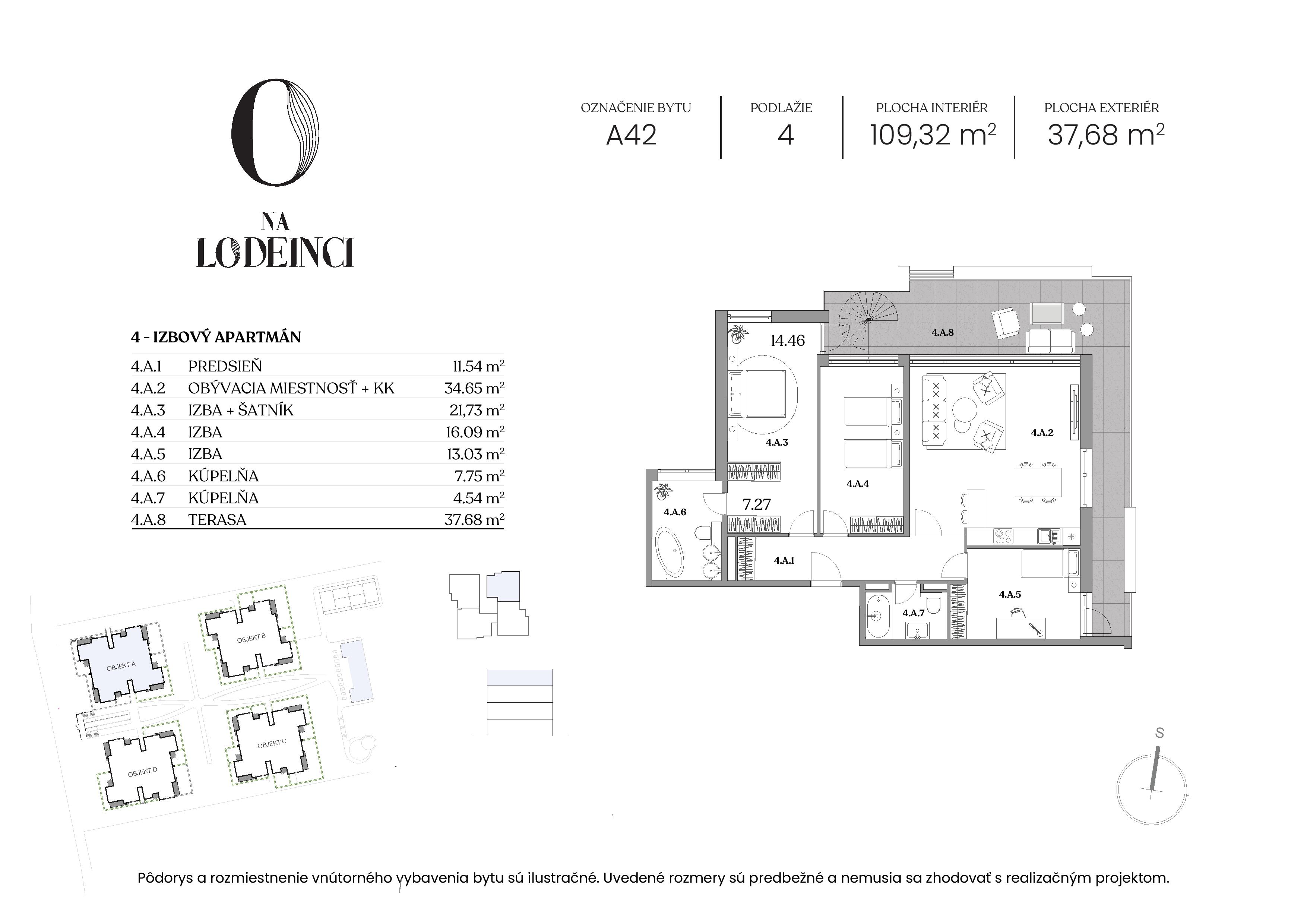 Na Lodenici - A42 - Pôdorys