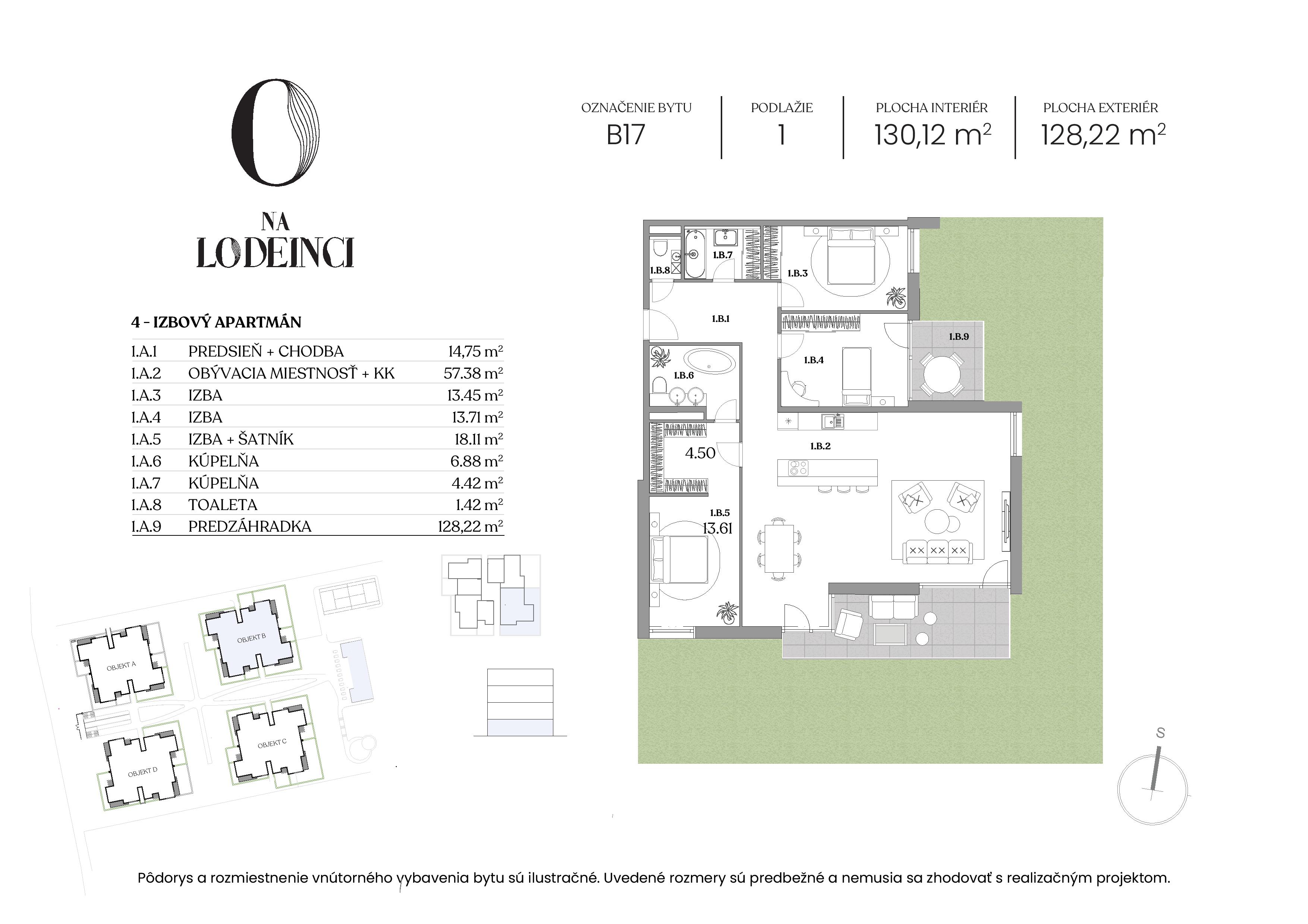 Na Lodenici - B17 - Pôdorys