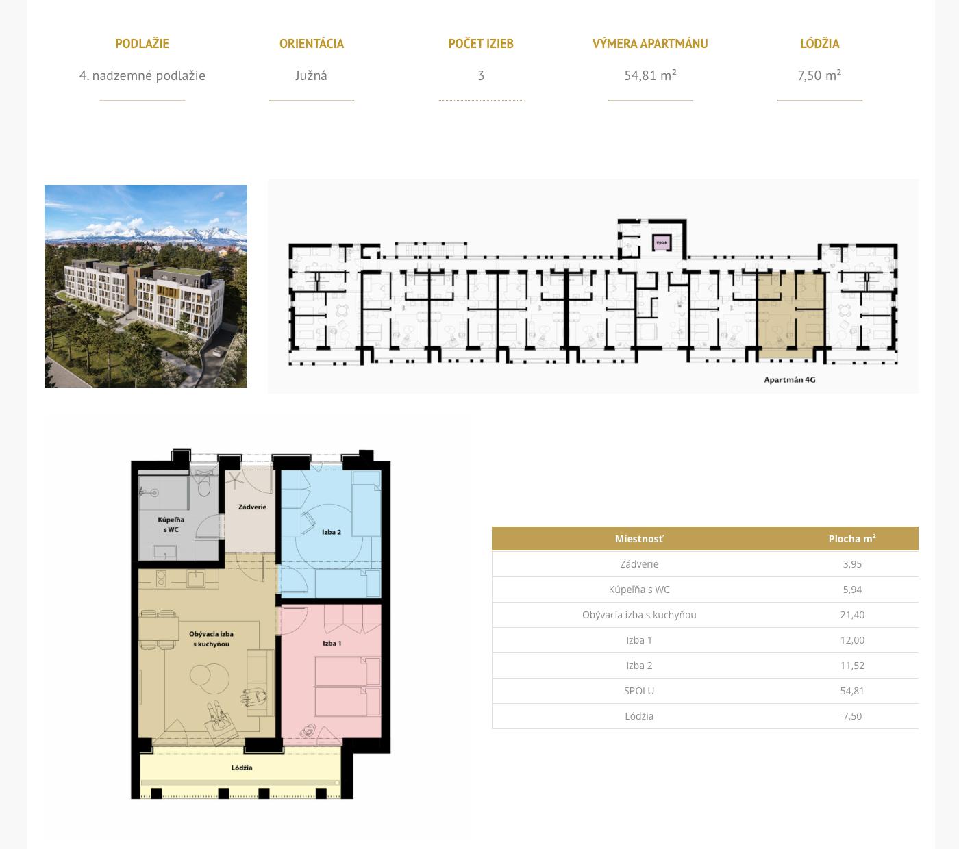 Gréb Park - 4G - Pôdorys