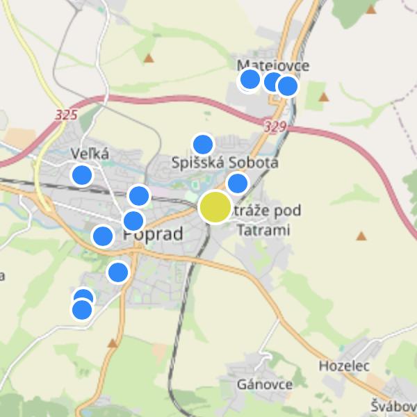 Kukučínova Bytový Dom - map