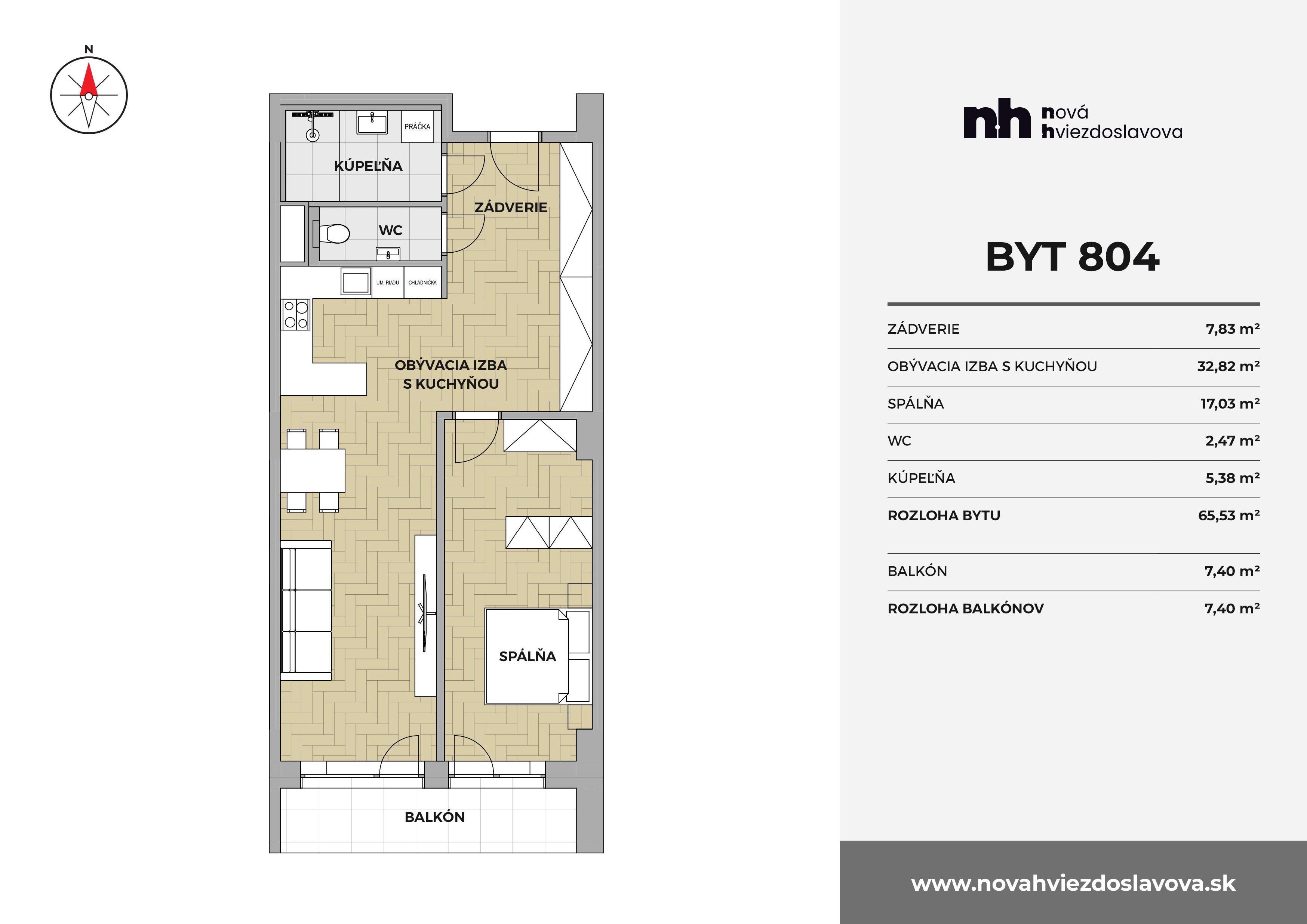 Nová Hviezdoslavova - 804 - Pôdorys