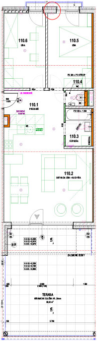 Baťove rezidencie - 110 - Pôdorys
