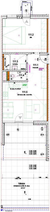Baťove rezidencie - 111 - Pôdorys