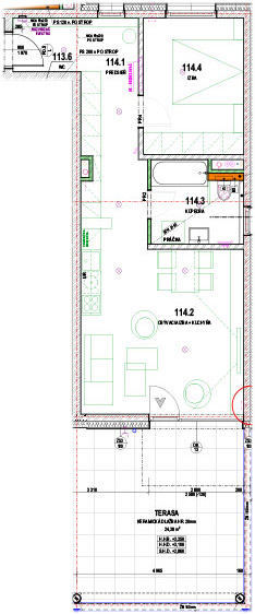 Baťove rezidencie - 114 - Pôdorys