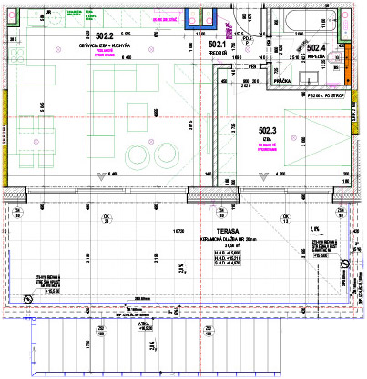 Baťove rezidencie - 502 - Pôdorys