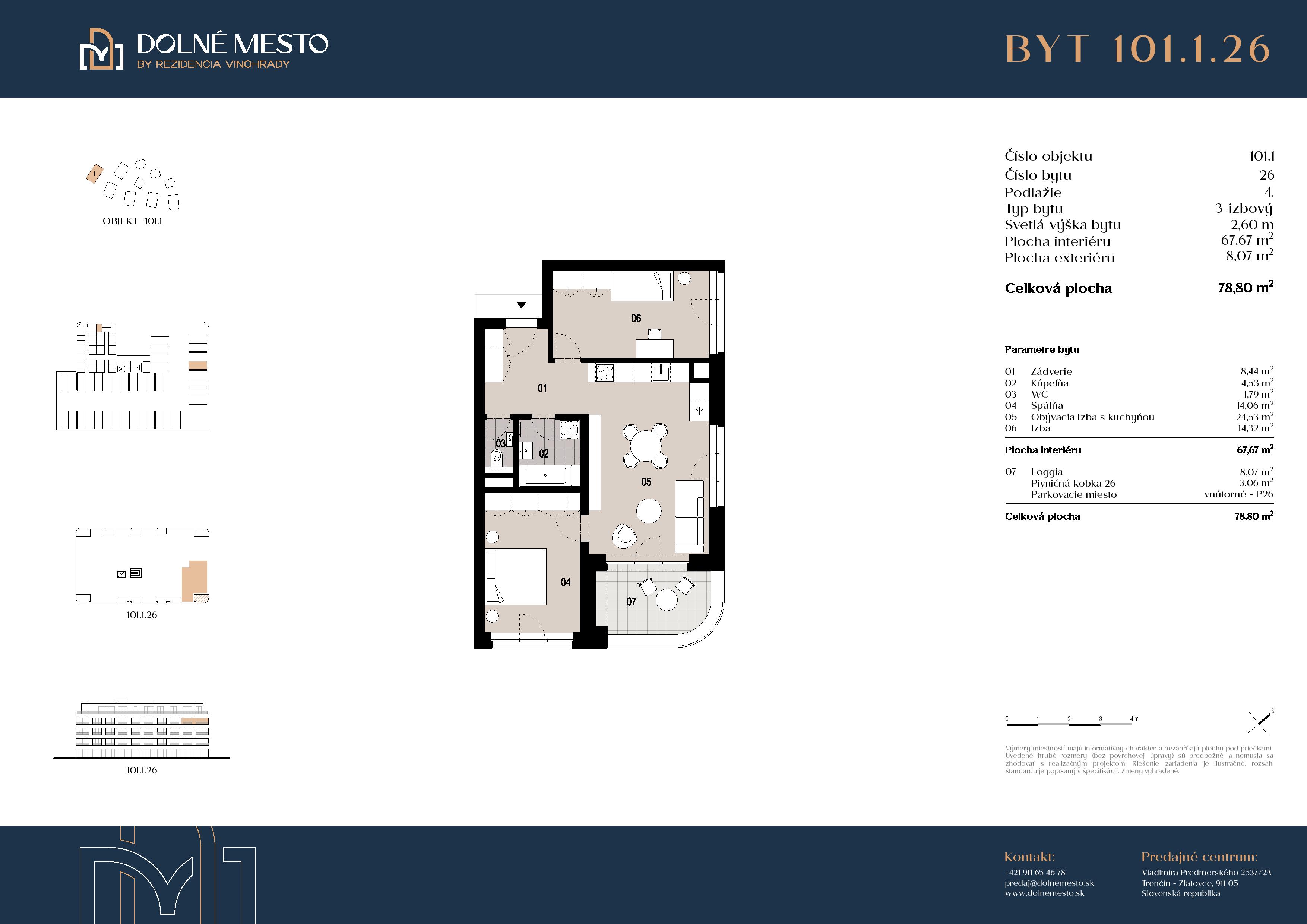 Dolné mesto - 101.1.26 - Pôdorys