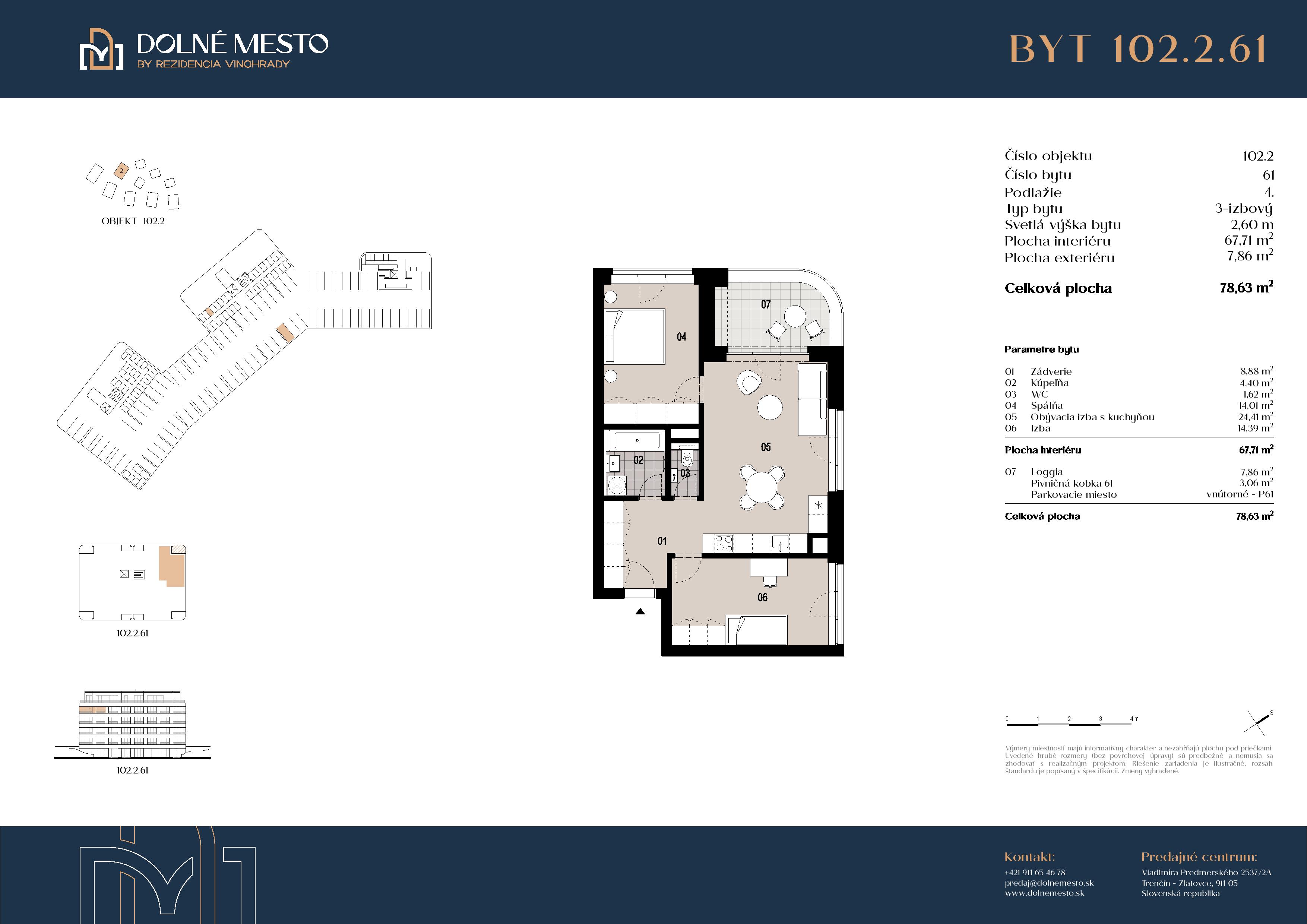 Dolné mesto - 102.2.61 - Pôdorys