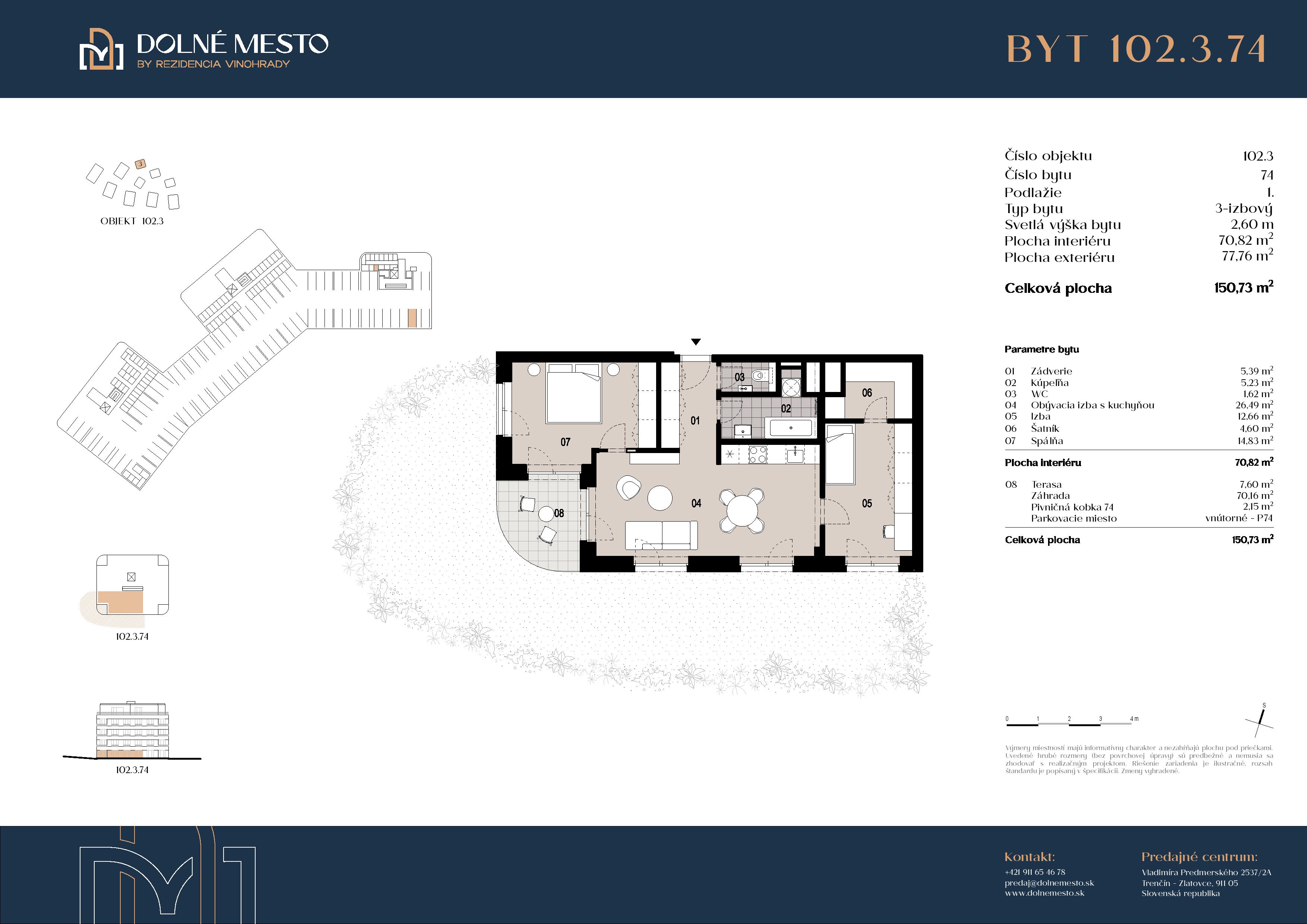 Dolné mesto - 102.3.74 - Pôdorys