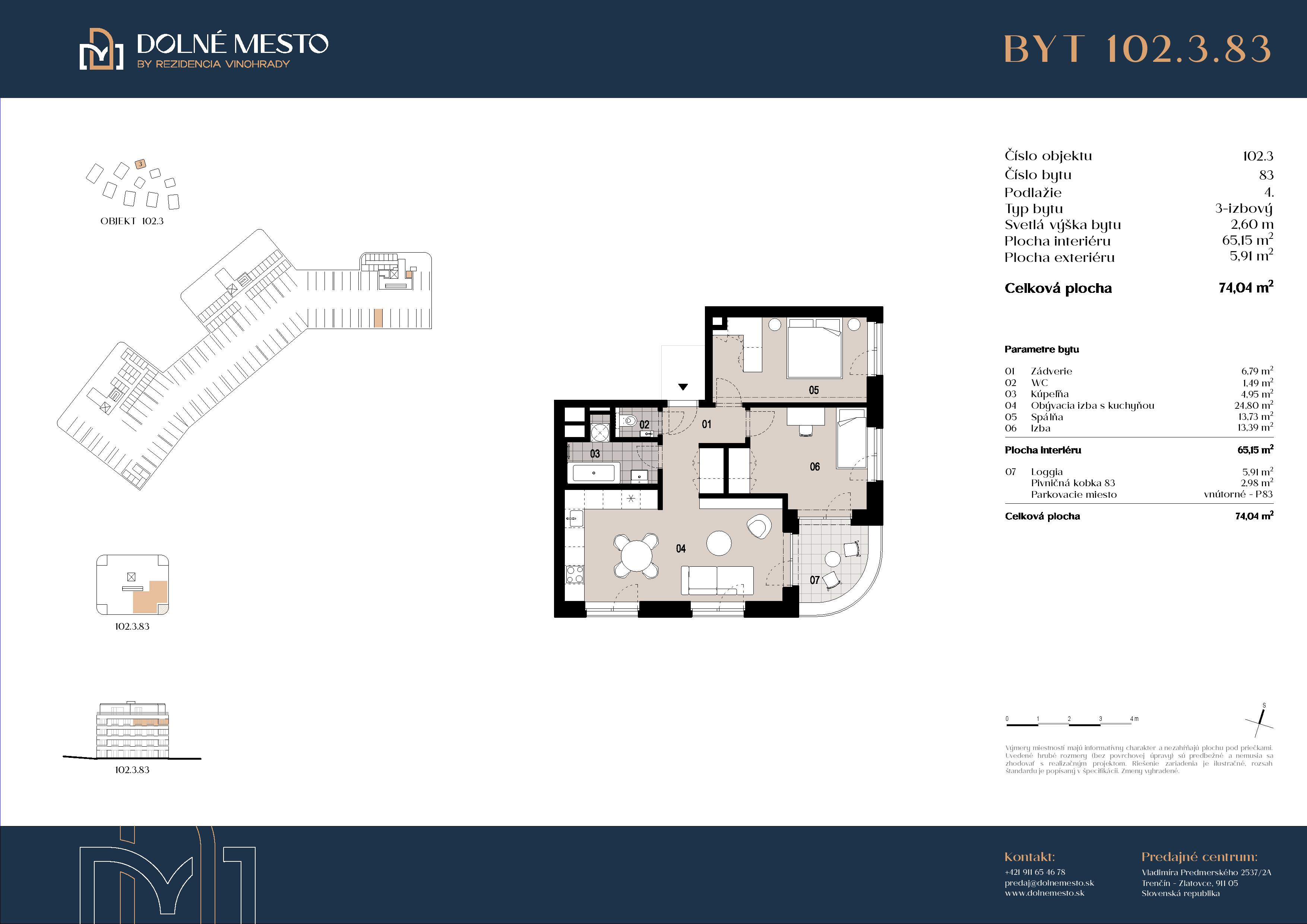 Dolné mesto - 102.3.83 - Pôdorys