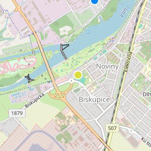 Karpatská Trenčín - map