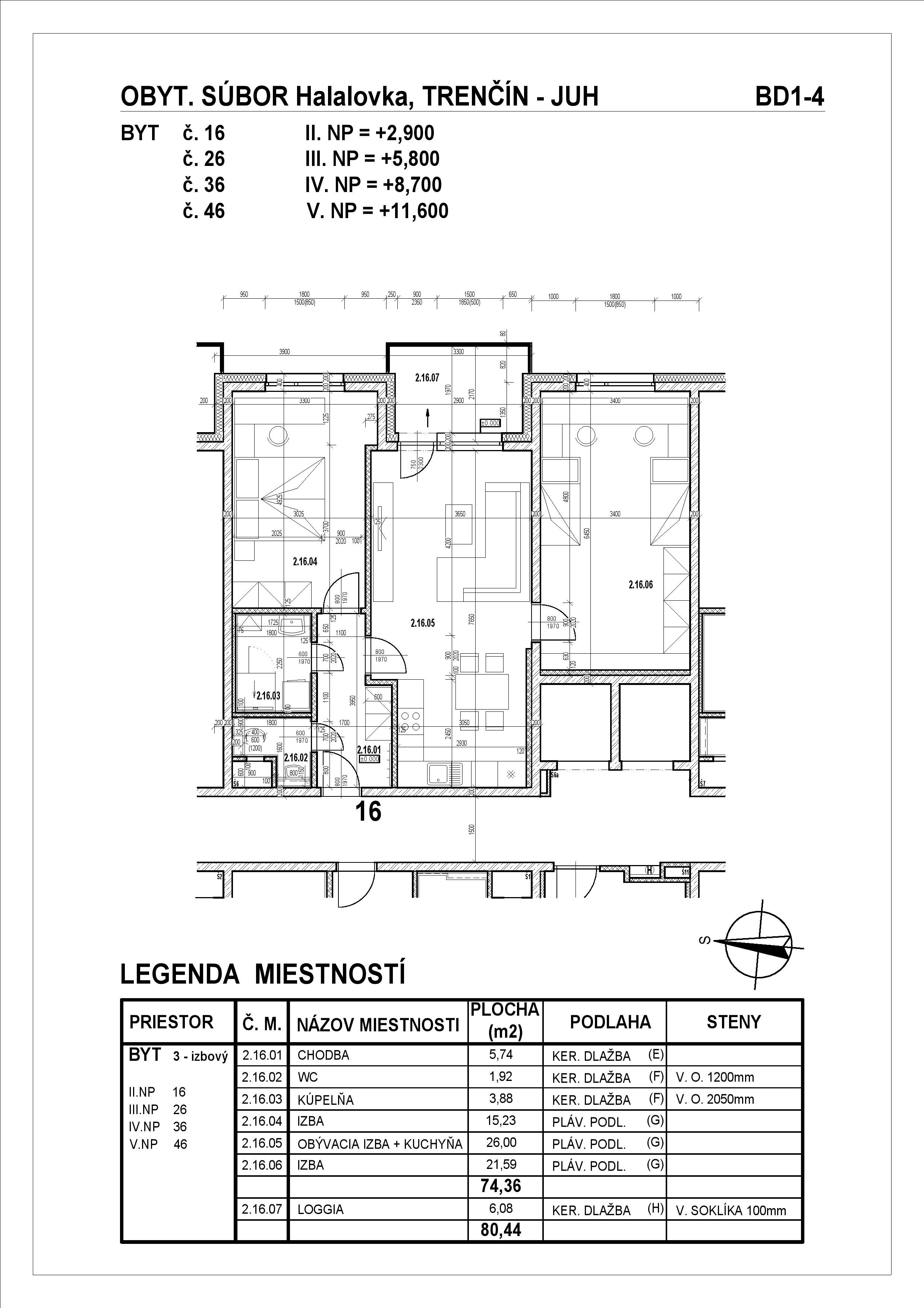 OS Halalovka - 26 - Pôdorys