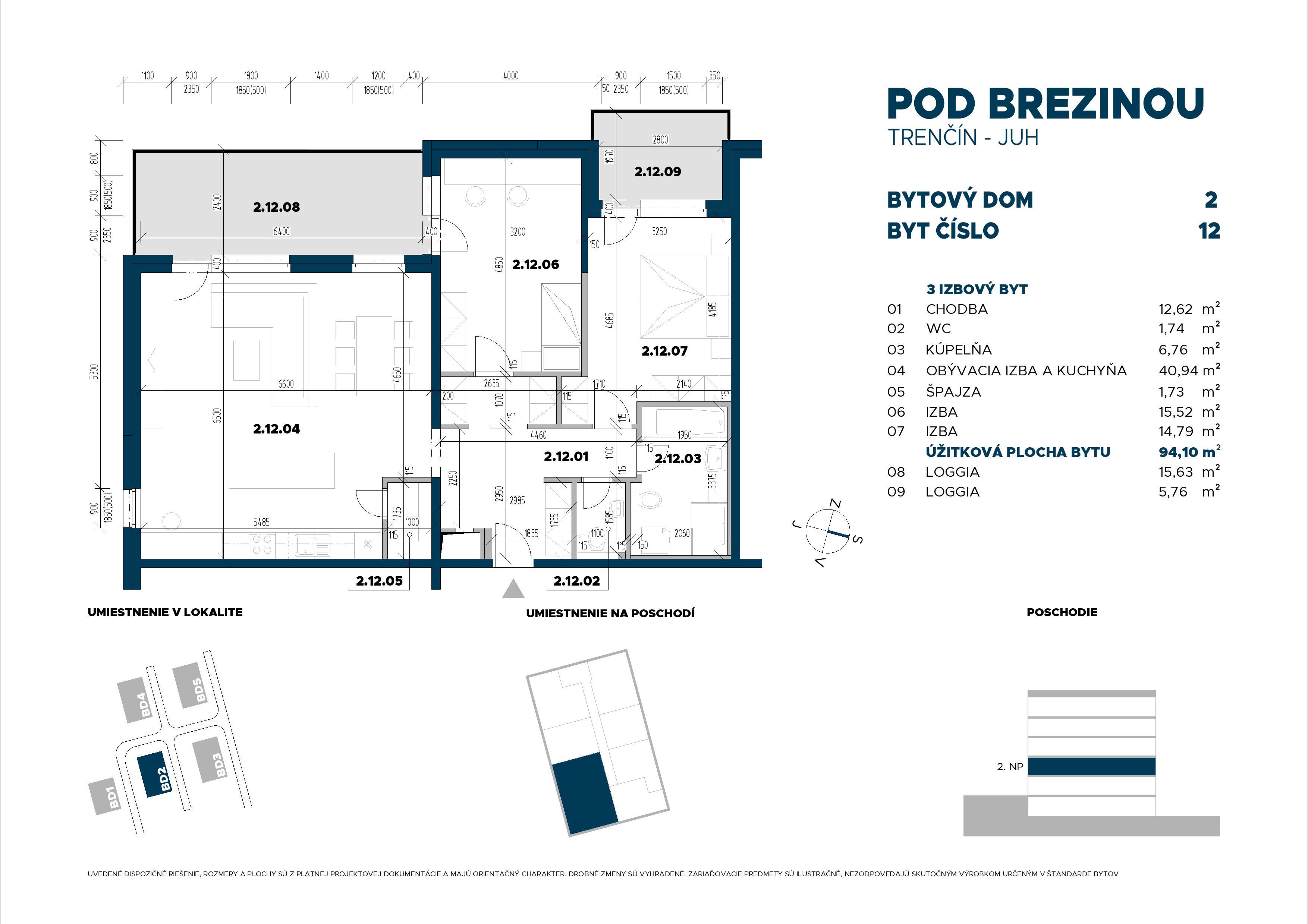 Pod Brezinou - 12 - Pôdorys