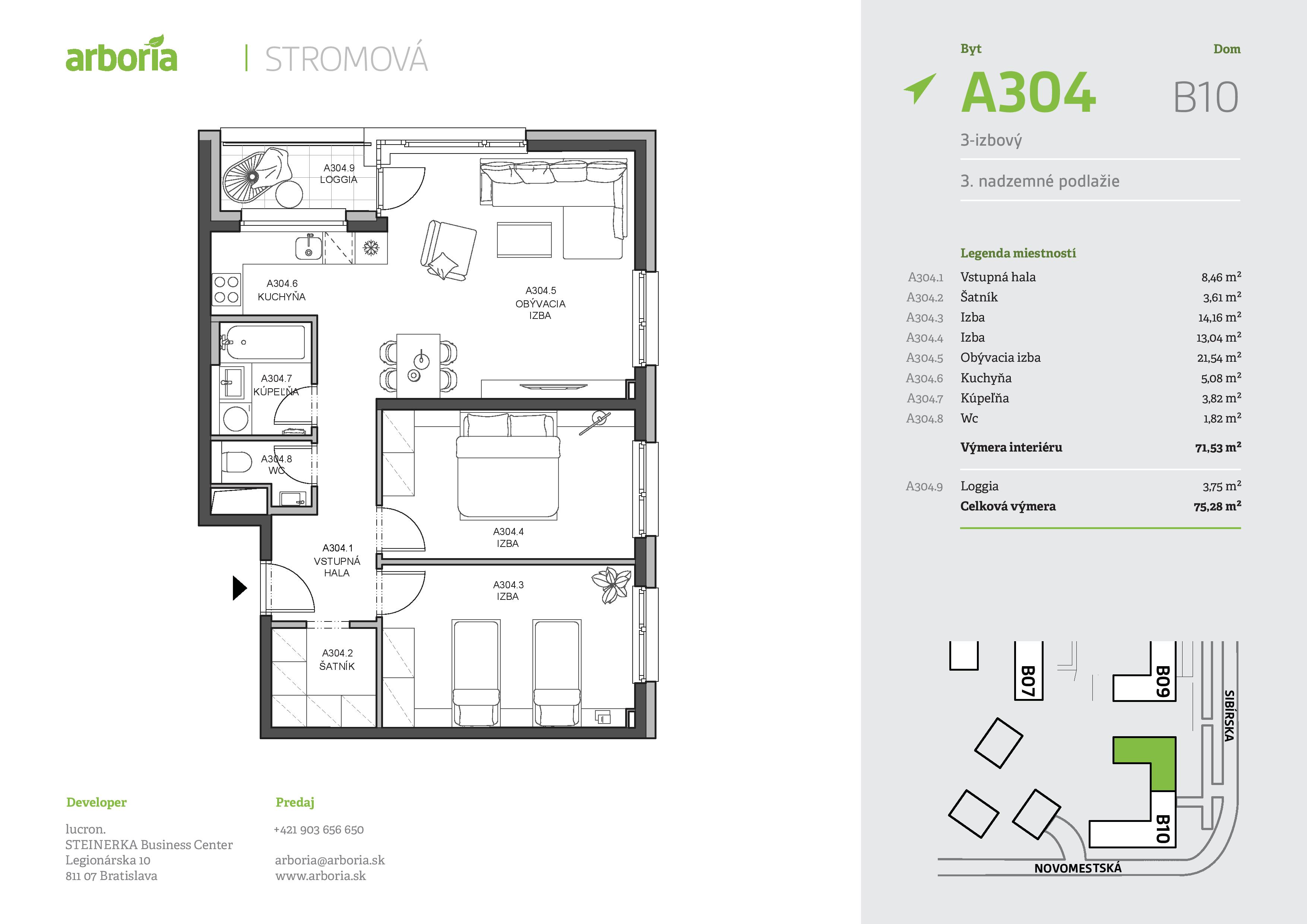 Arboria - A304 - Pôdorys