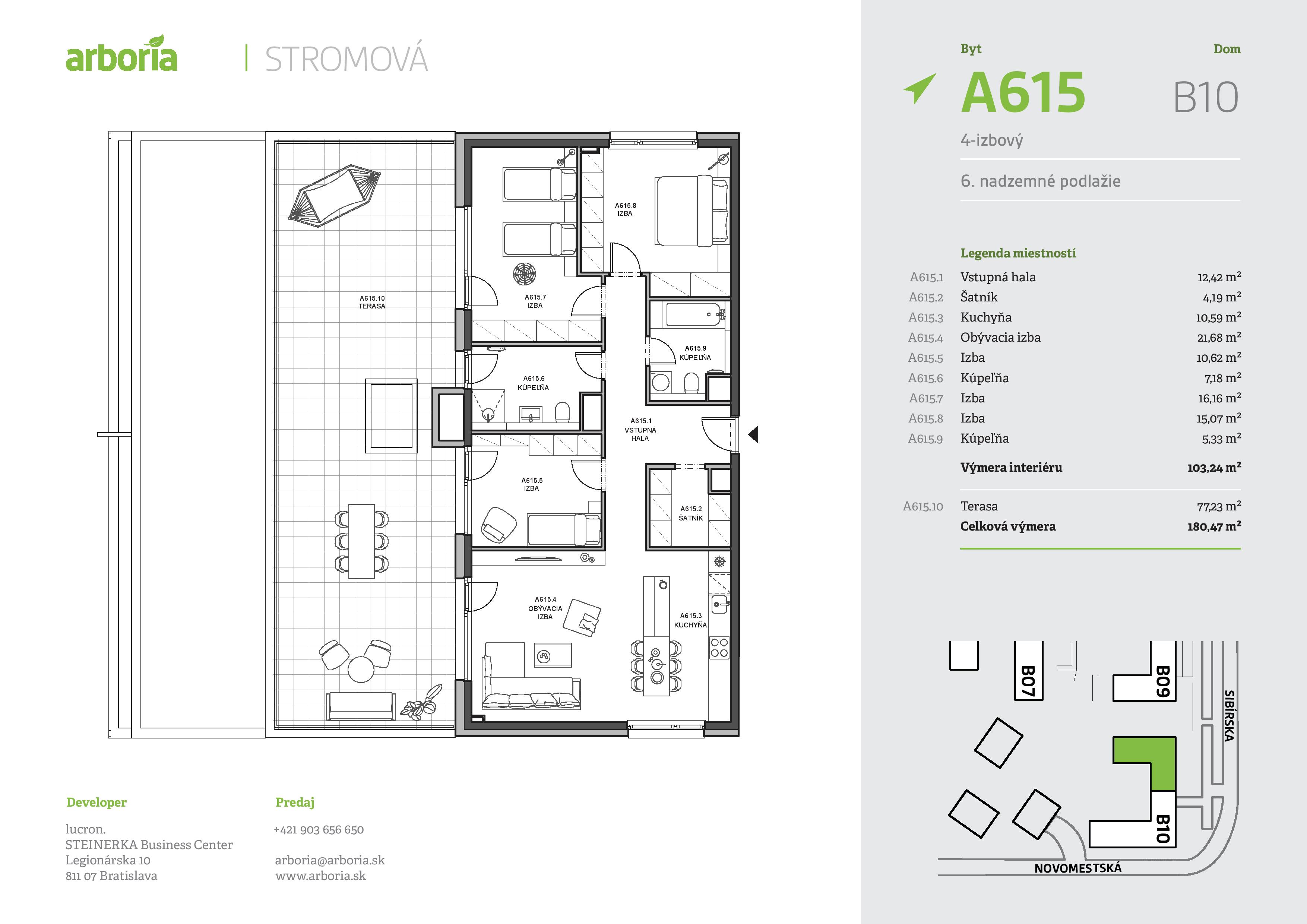 Arboria - A615 - Pôdorys