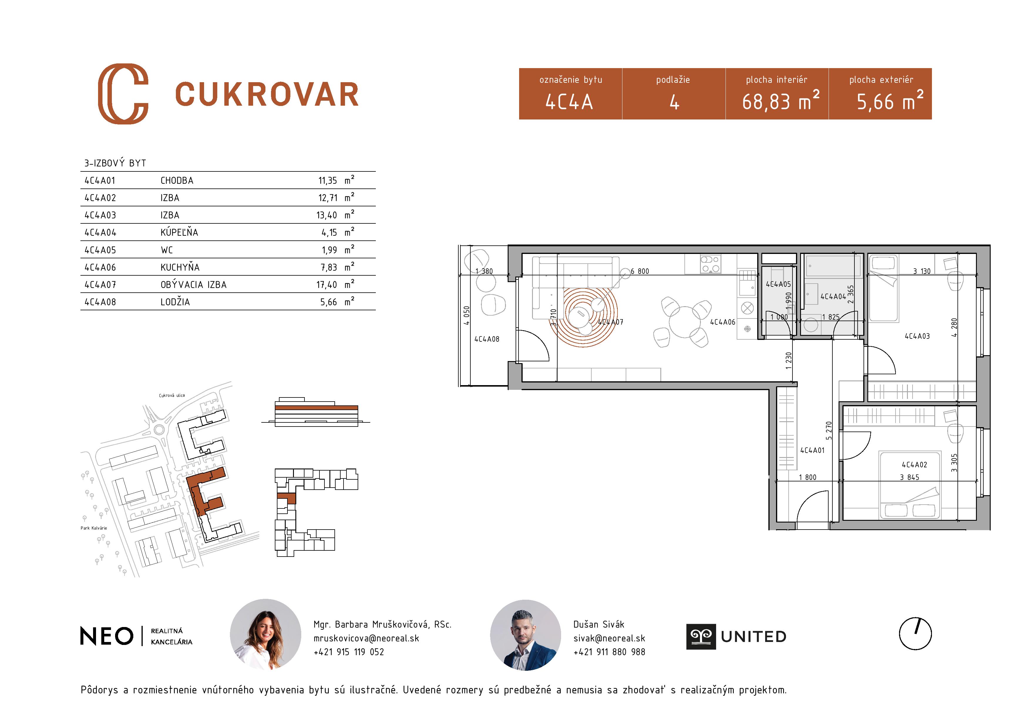 Cukrovar - 4C4A - Pôdorys
