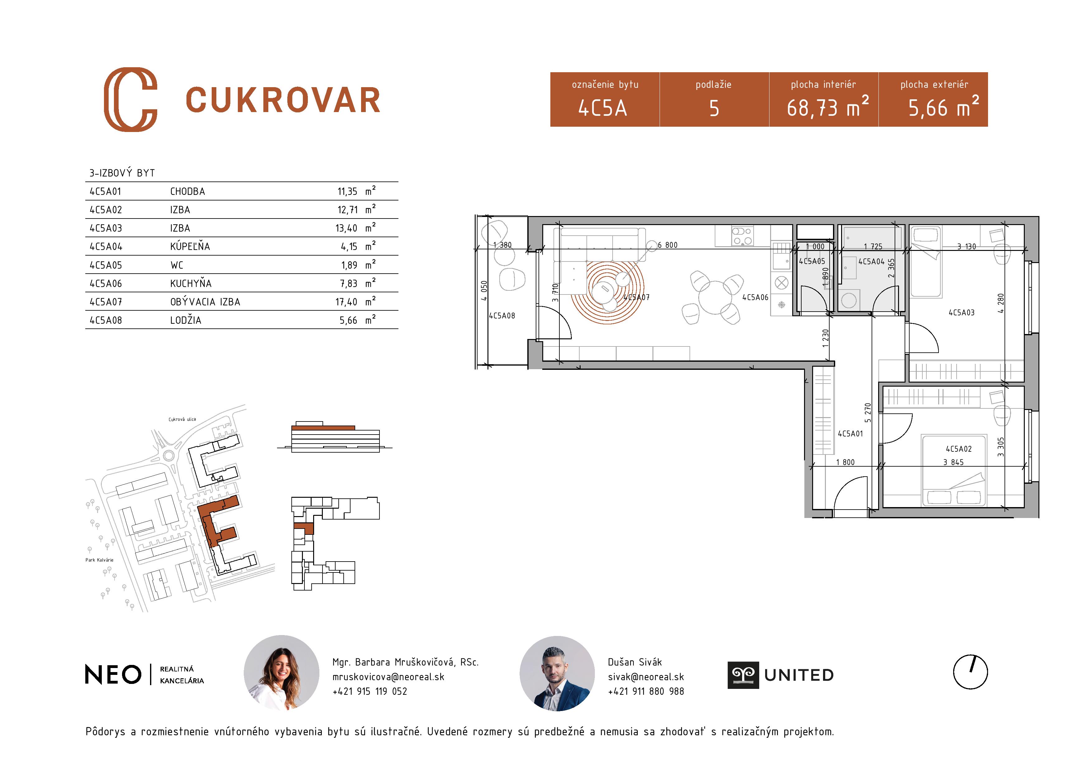 Cukrovar - 4C5A - Pôdorys