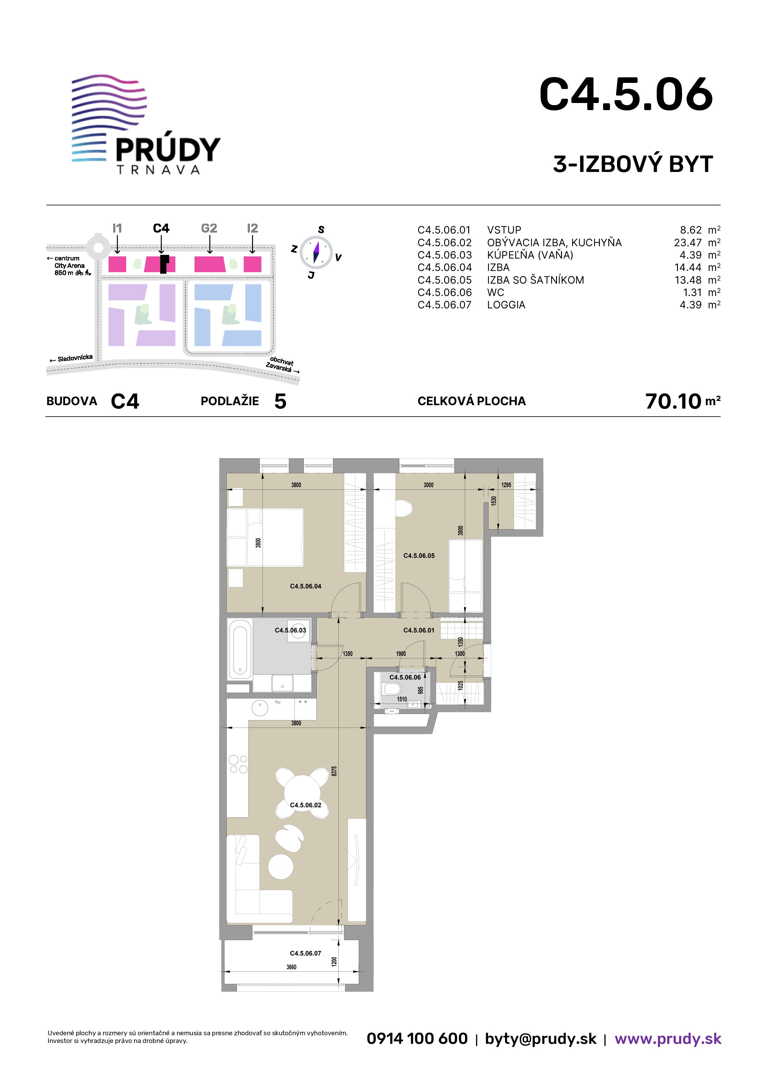 Prúdy Trnava - C4.5.06 - Pôdorys