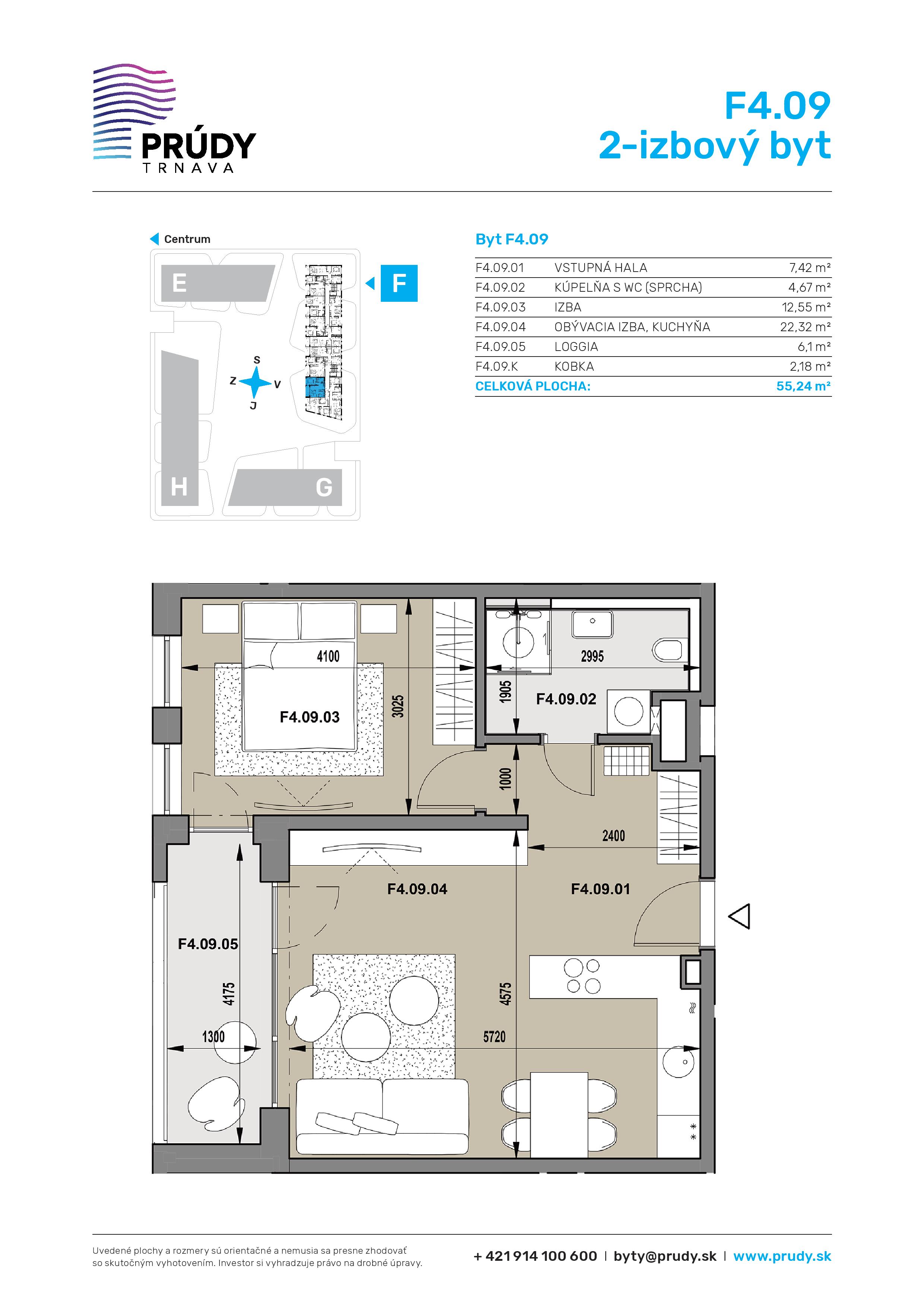 Prúdy Trnava - F4.09 - Pôdorys