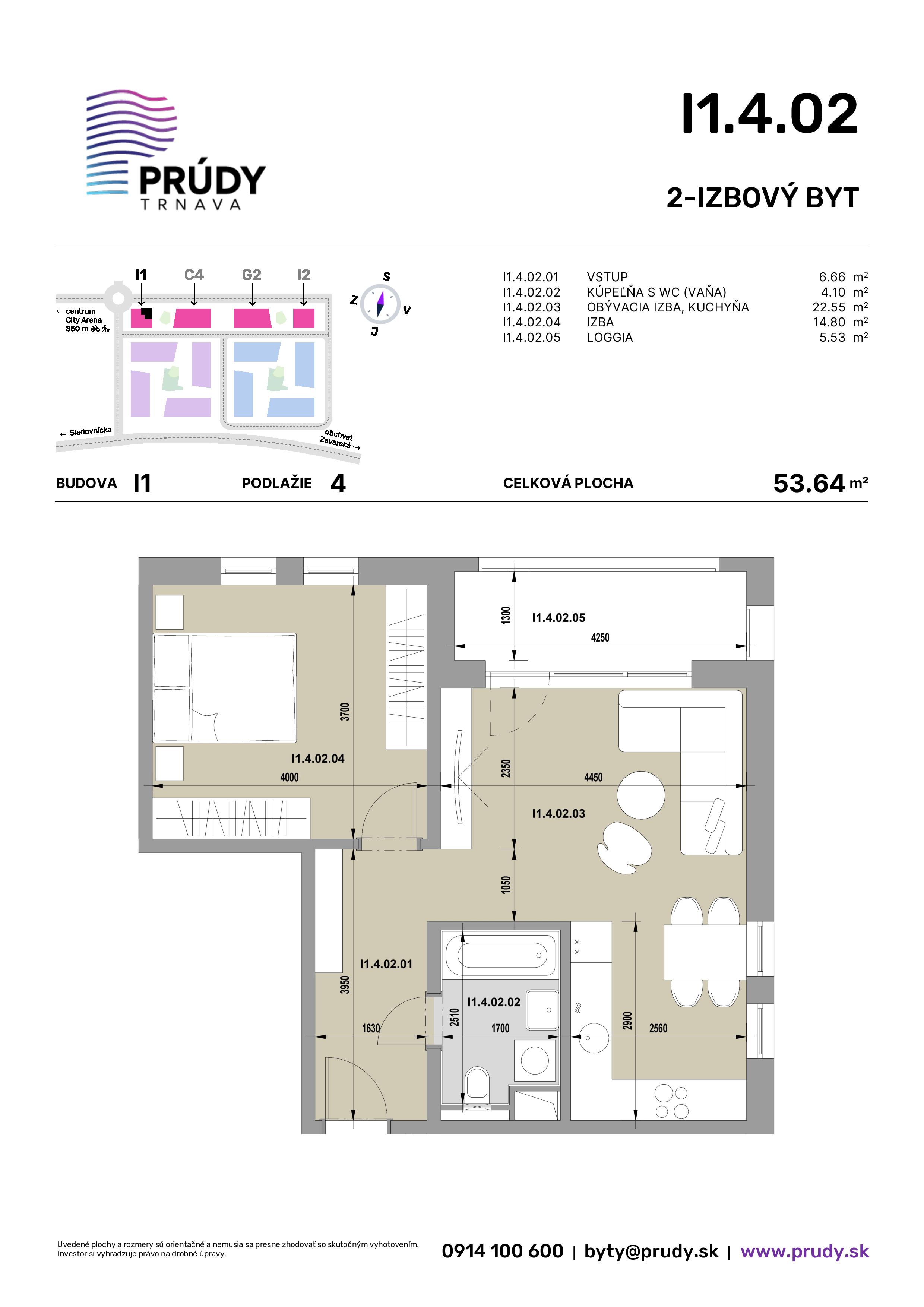 Prúdy Trnava - I1.4.02 - Pôdorys