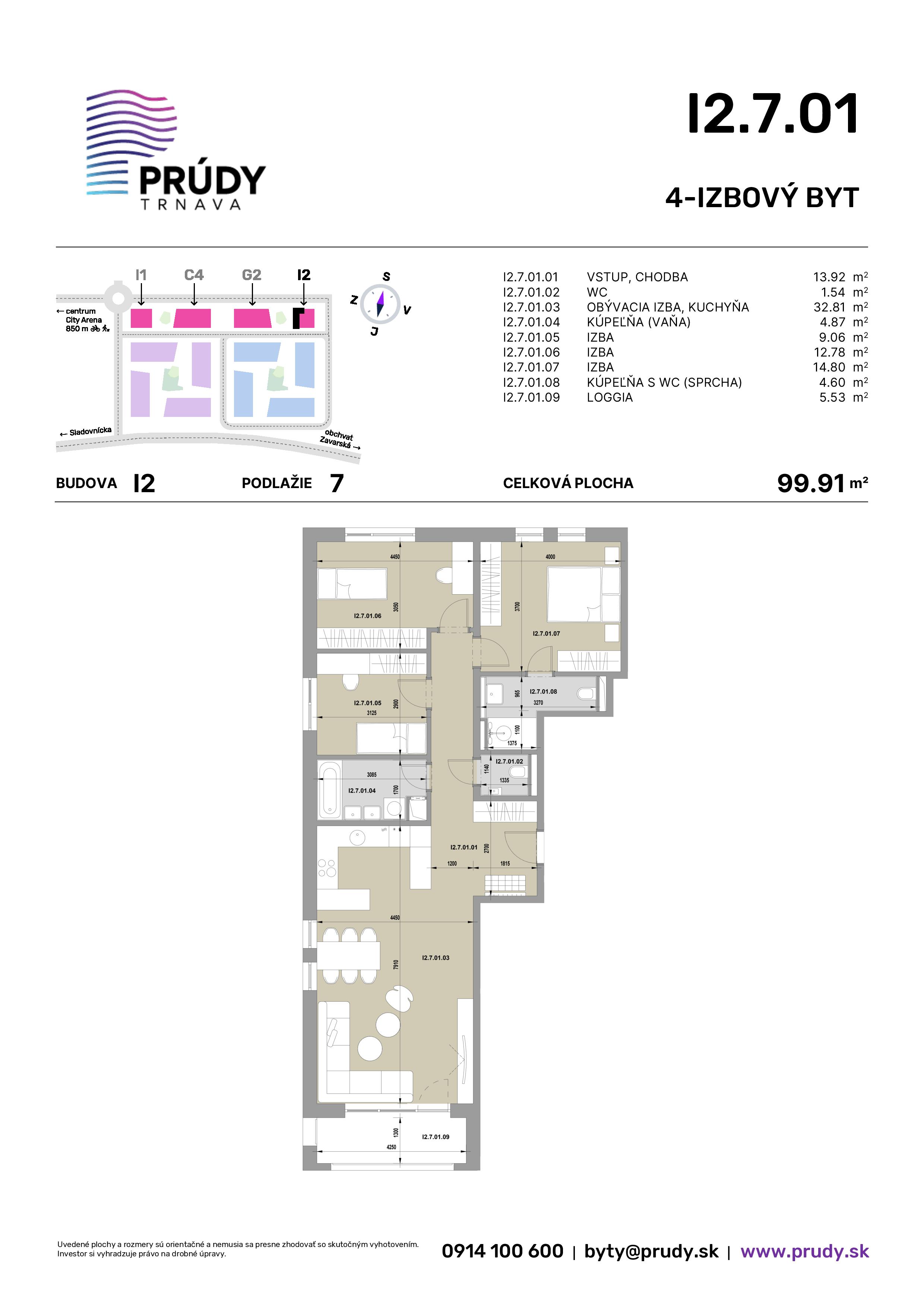 Prúdy Trnava - I2.7.01 - Pôdorys