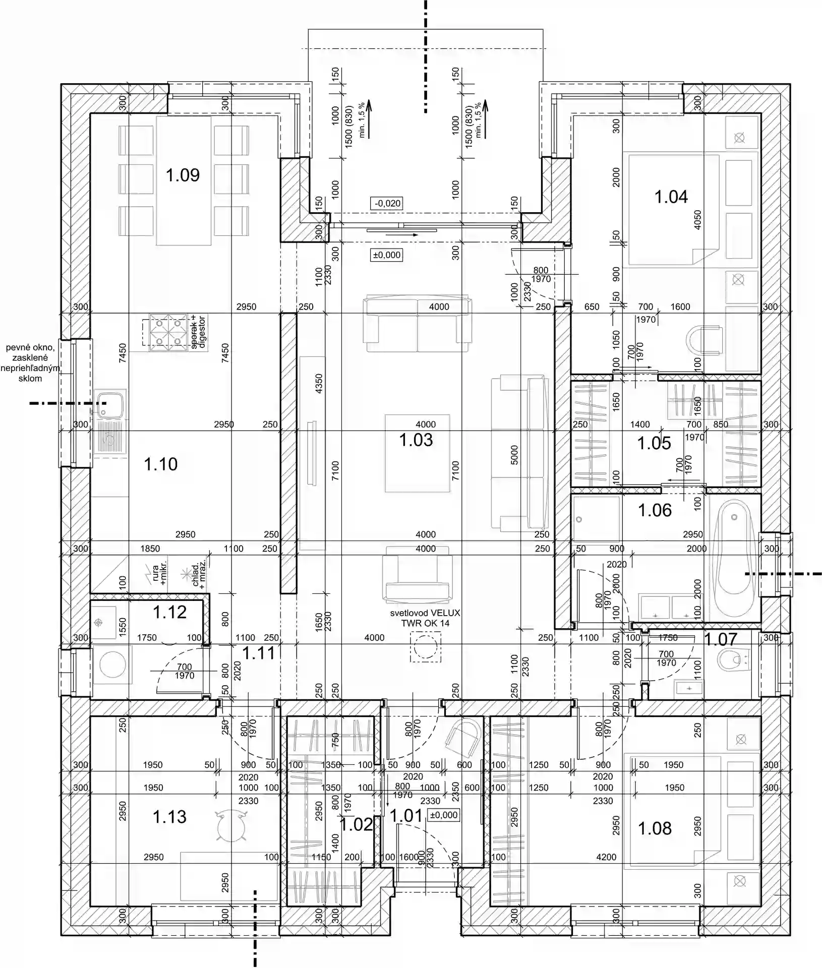 Rezidencia Zelenečská - 2 - Pôdorys