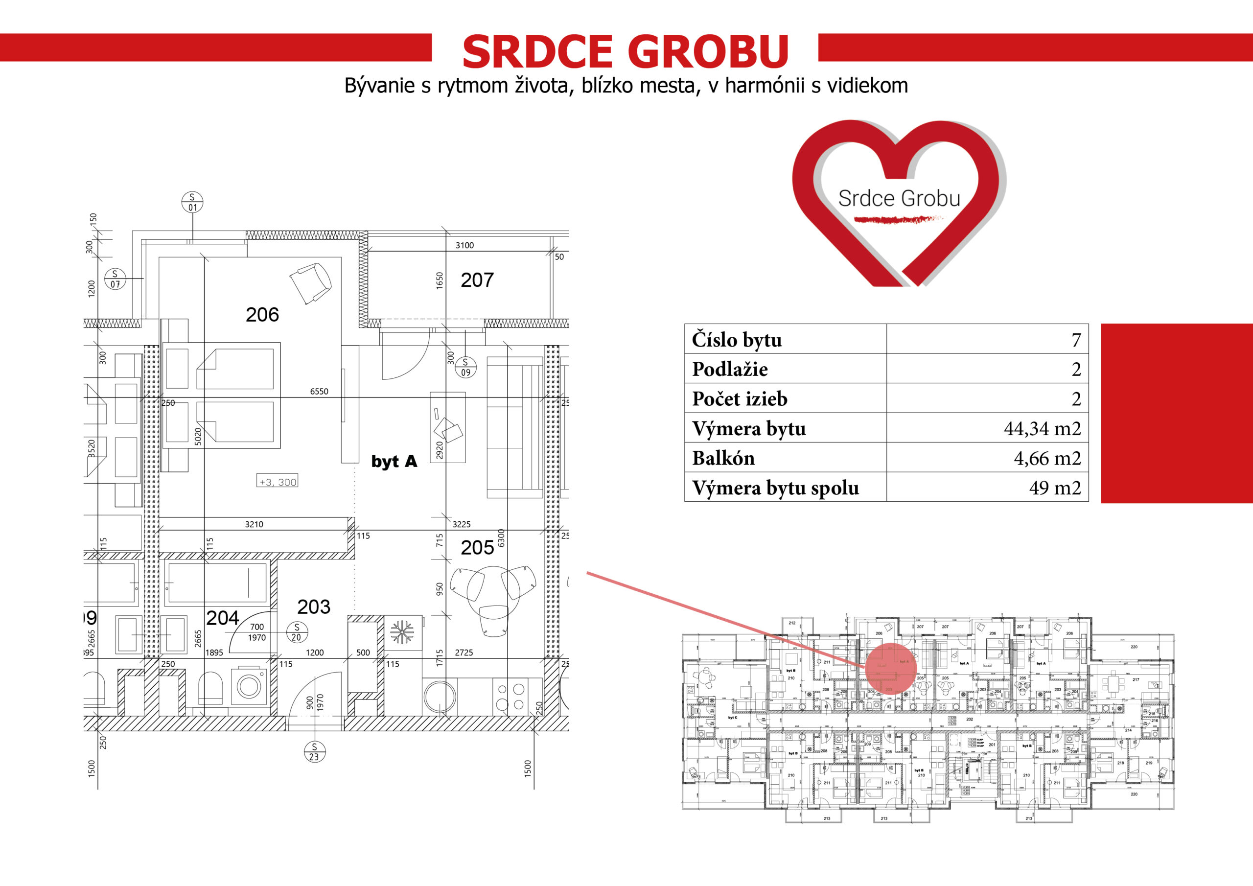 Srdce Grobu - 7 - Pôdorys