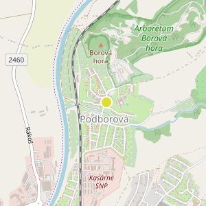 Byty Smreková - map