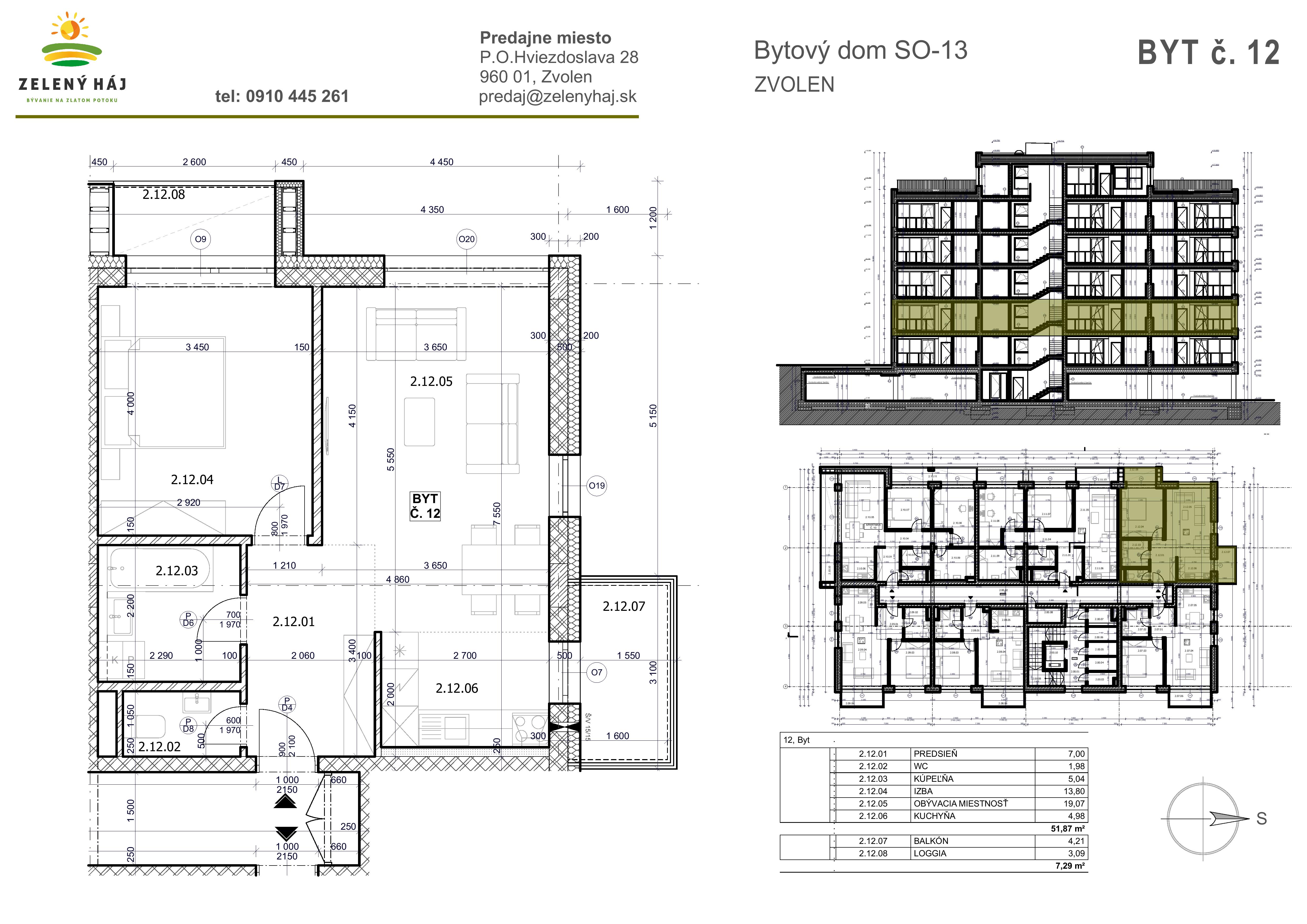 Zelený Háj - B12 - Pôdorys